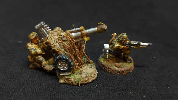 Warhammer 40k Astra Militarum Beret Stormtrooper Autocannon Squad x2 OOP Painted