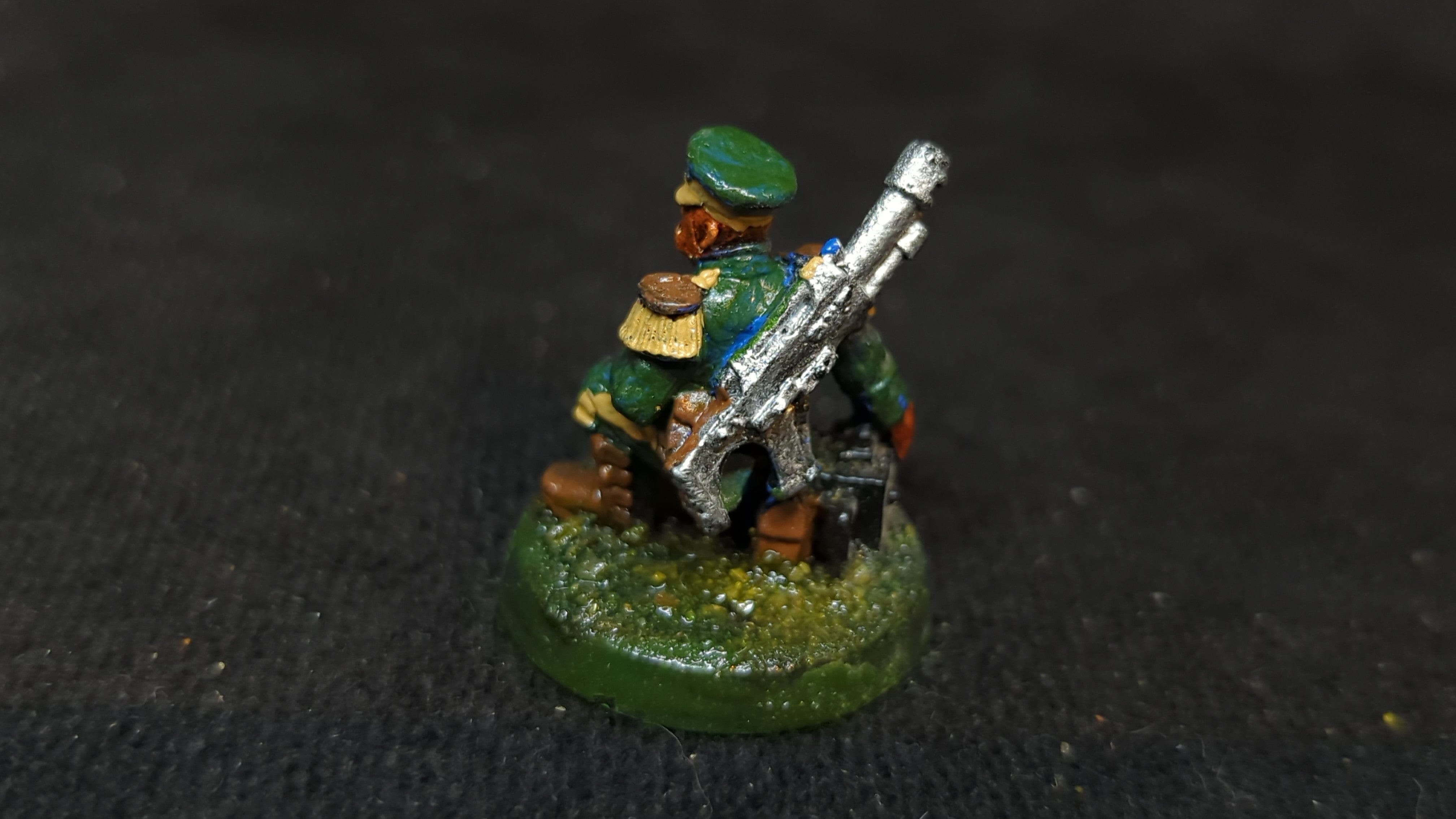 Warhammer 40k Astra Militarum Mordians with Lascannon x1 OOP Painted