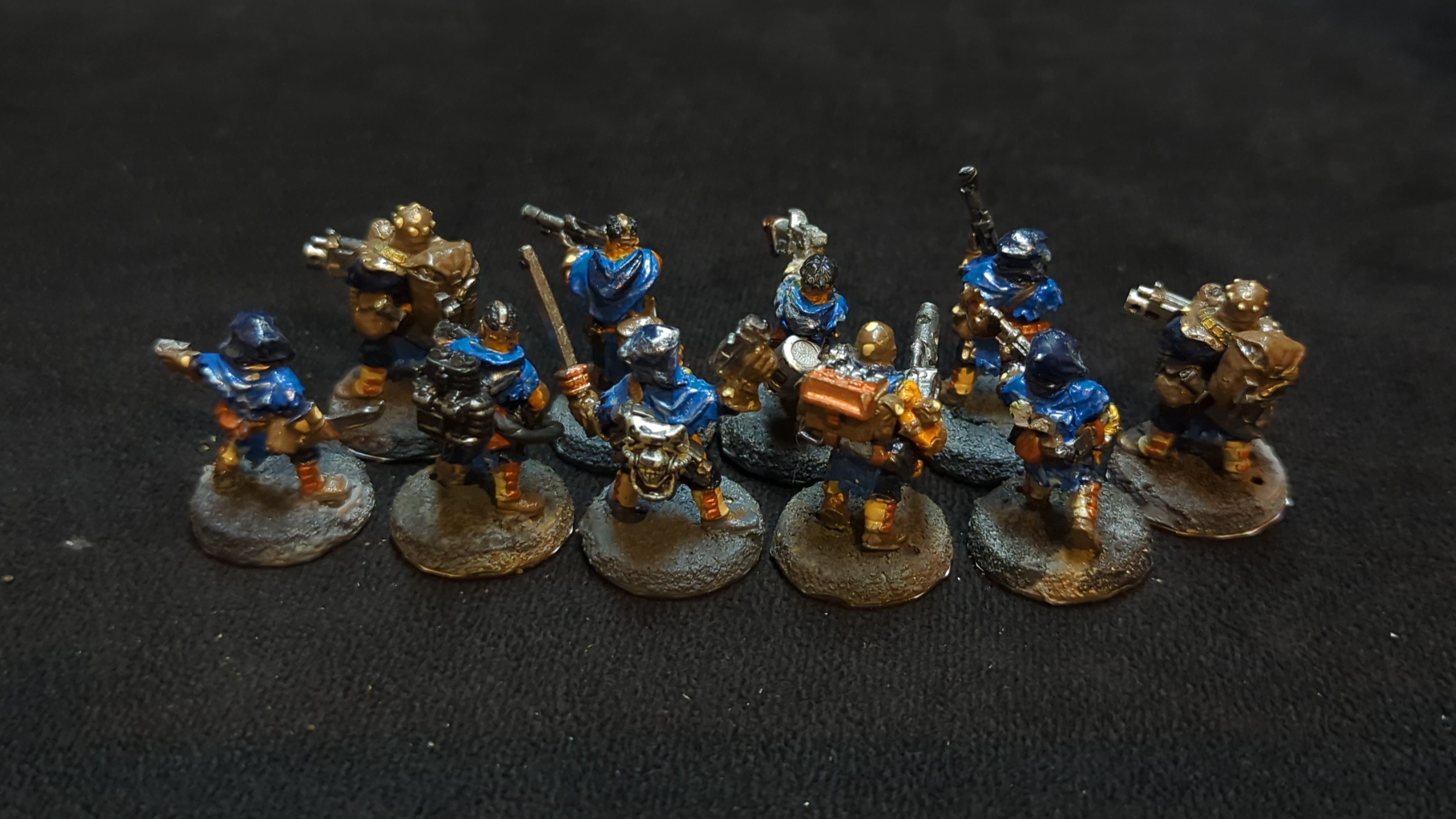 Warhammer Necromunda Necromunda Cawdor Gang x10 OOP Painted