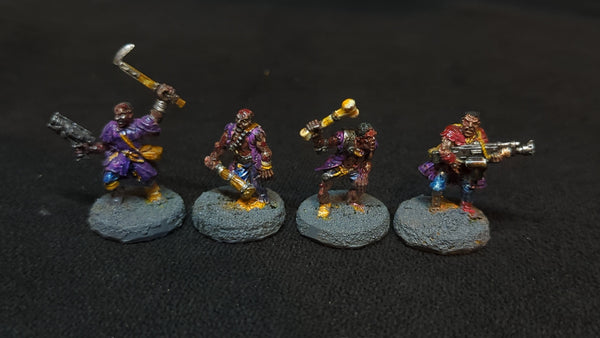 Warhammer Necromunda Necromunda Scavvies Gang x4 OOP Painted