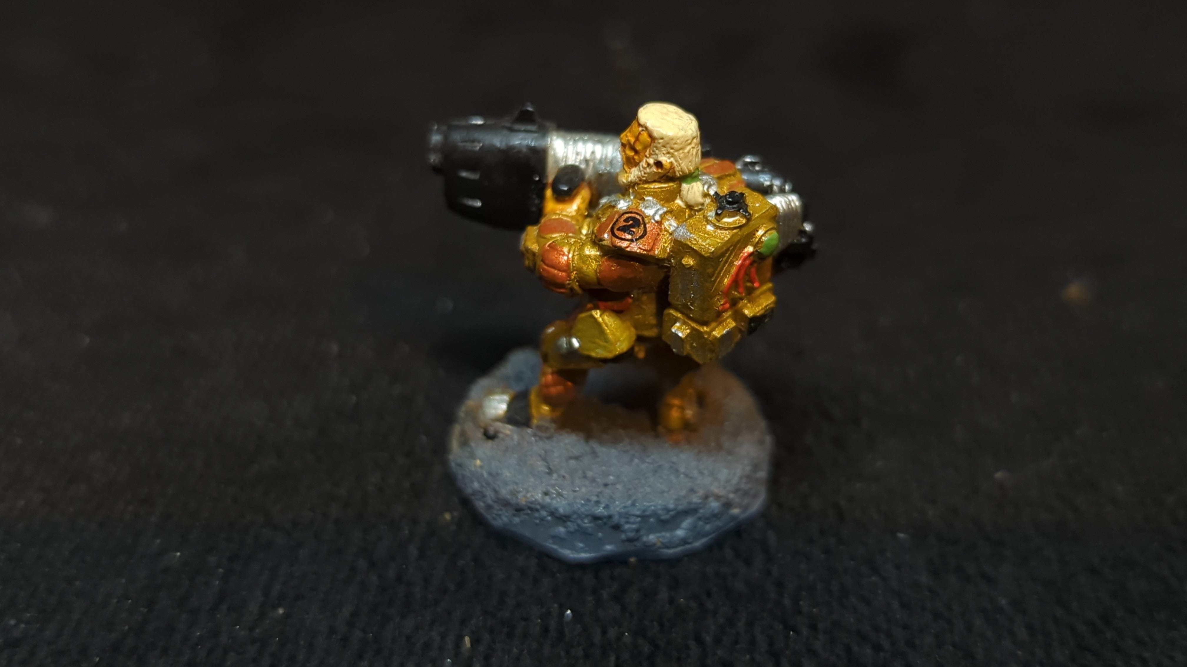 Warhammer Necromunda Necromunda Van Saar with Heavy Plasma Gun x1 OOP Painted