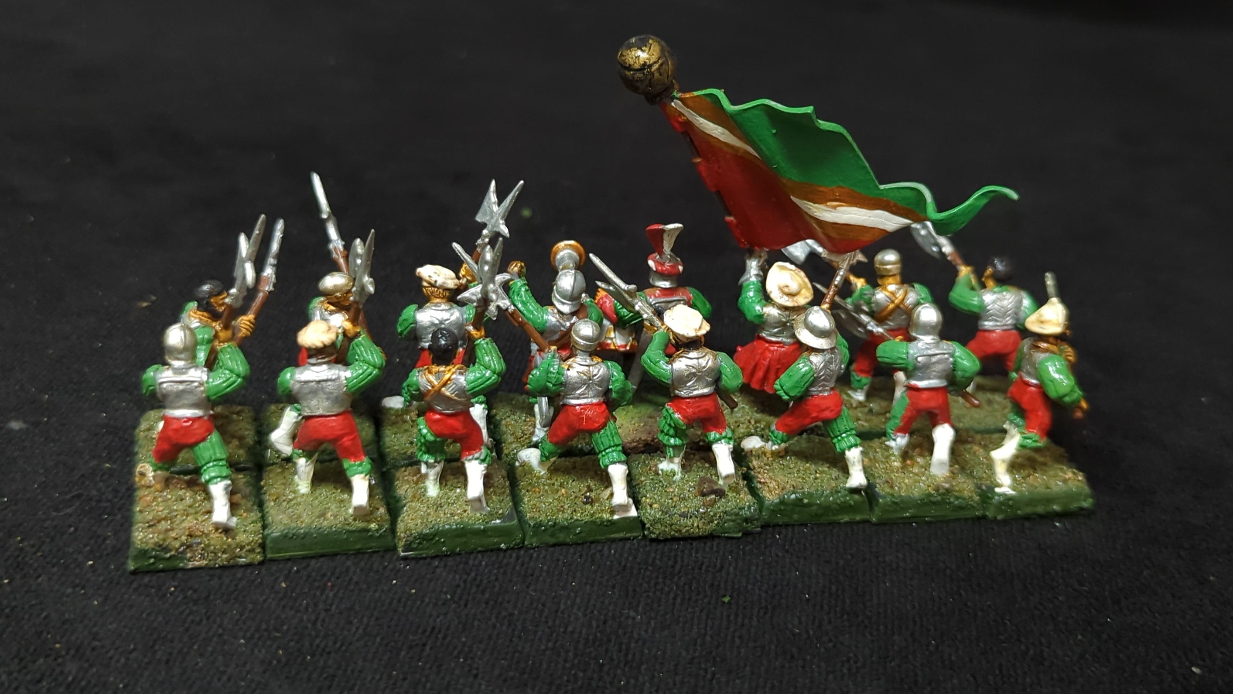 Warhammer Empire of Man Halberdiers x16 OOP Painted