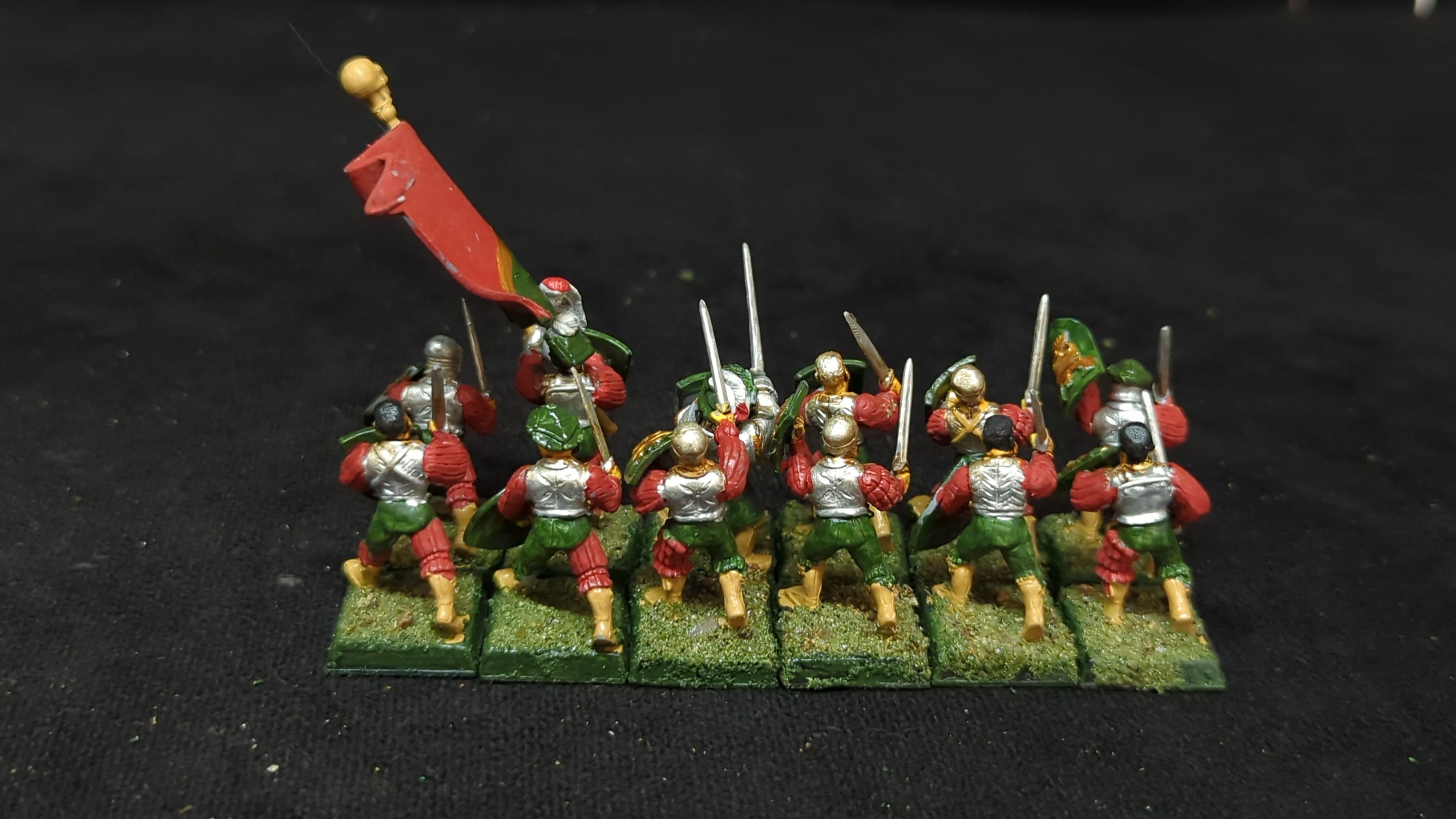 Warhammer Empire of Man Soldiers of the Empire x12 OOP Painted