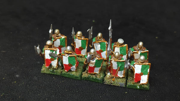 Warhammer Kingdom of Bretonnia Men-At-Arms x10 OOP Painted
