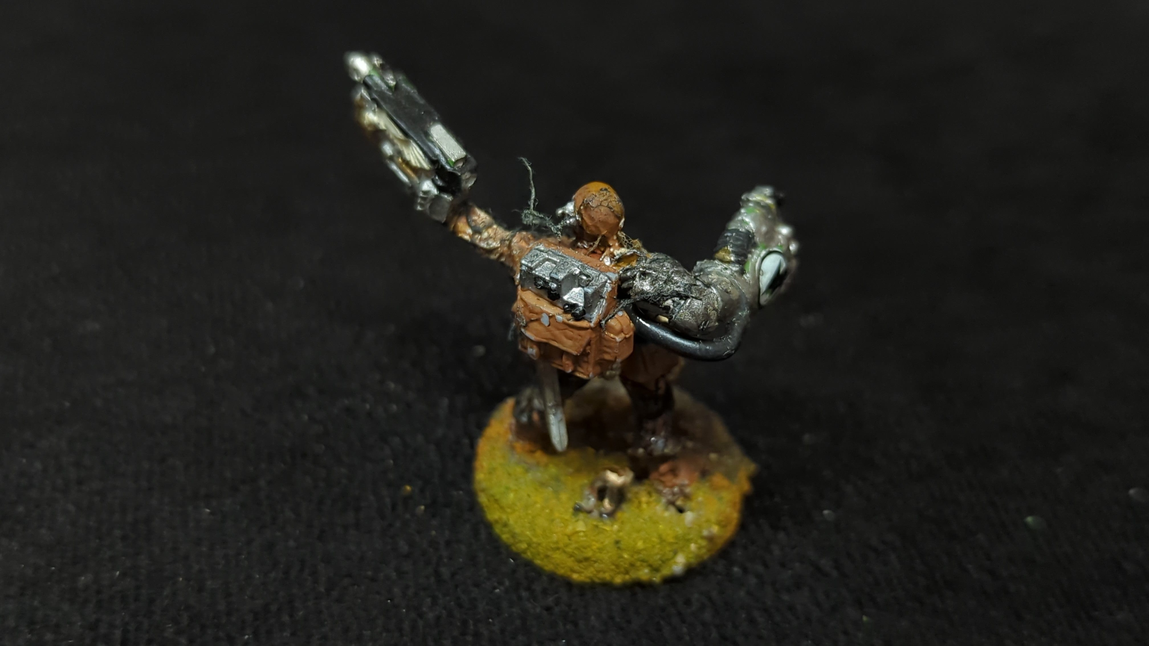 Warhammer 40k Astra Militarum Colonel Iron Hand Straken x1 OOP Painted