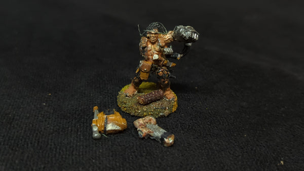 Warhammer 40k Astra Mlitarum Catachan Jungle Fighters Company Commander x1 OOP Painted
