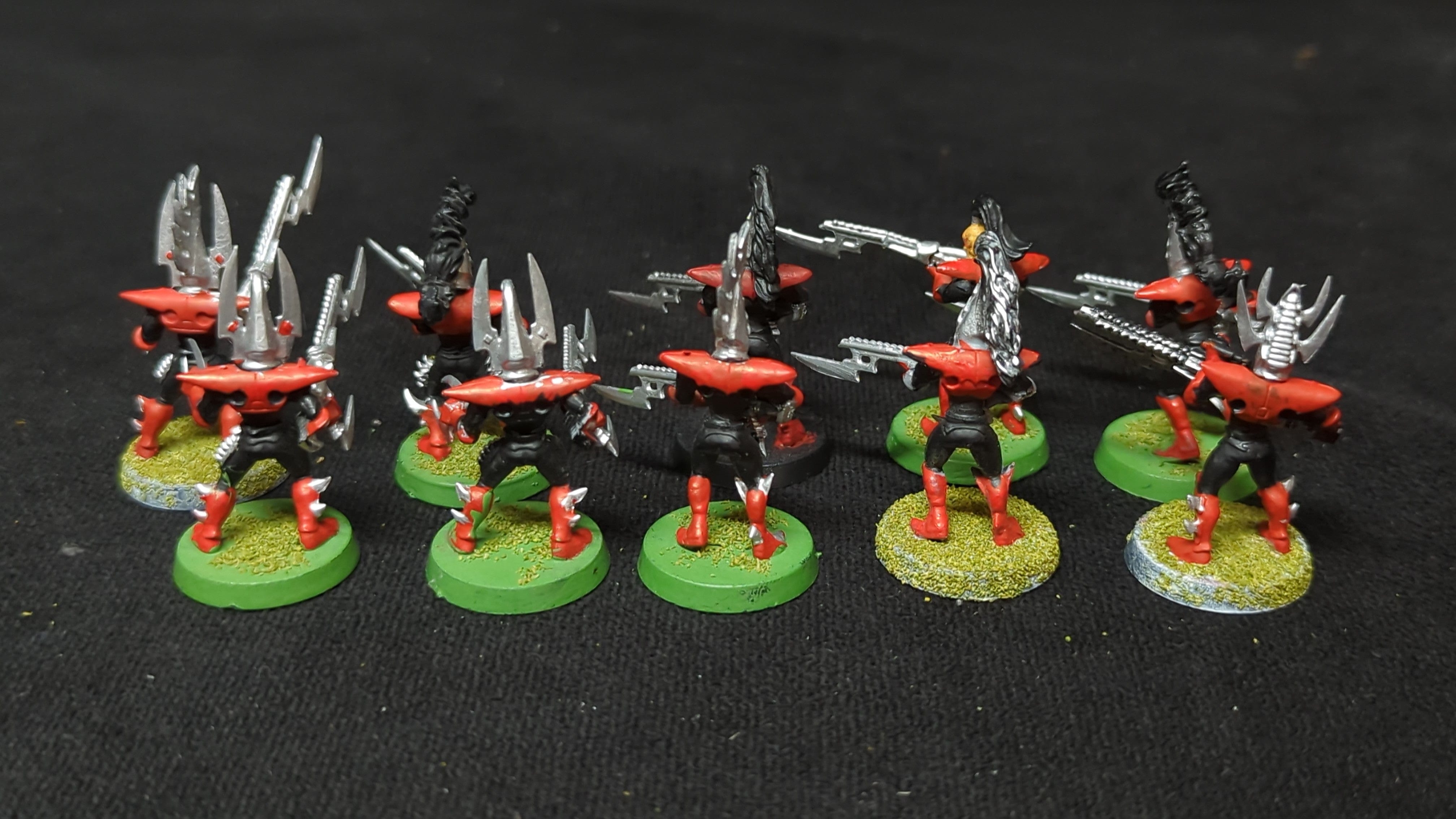 Warhammer 40k Drukhari Kabalite Warriors x10 Painted