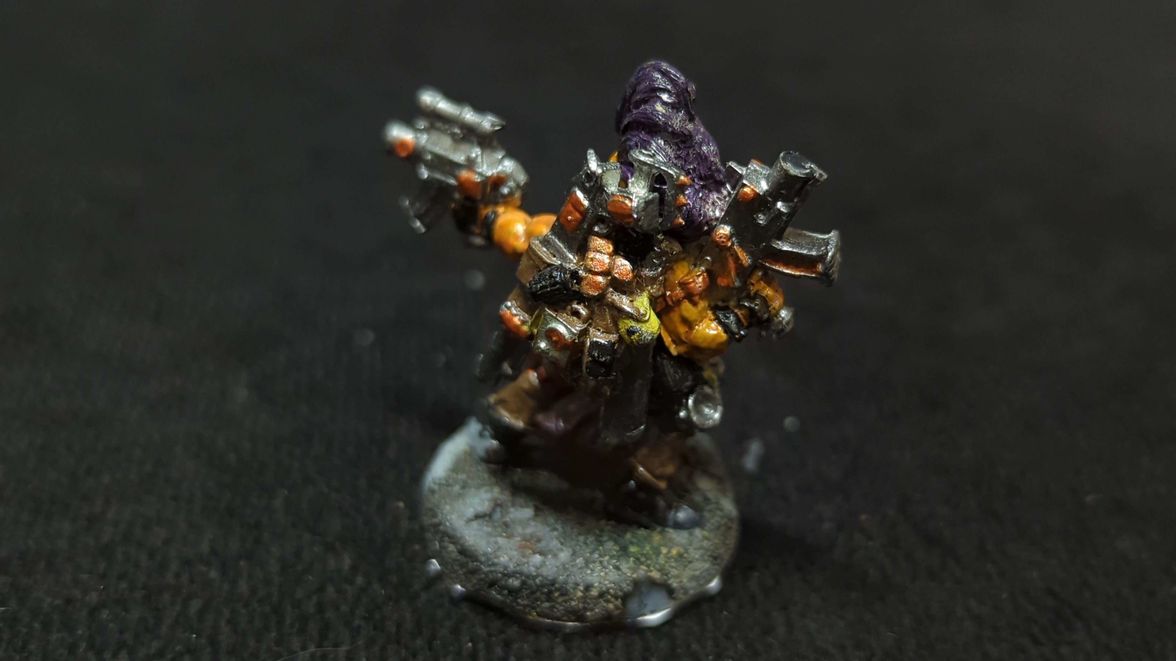 Necromunda Necromunda Scum Bounty Hunter Wyrd x1 OOP Painted