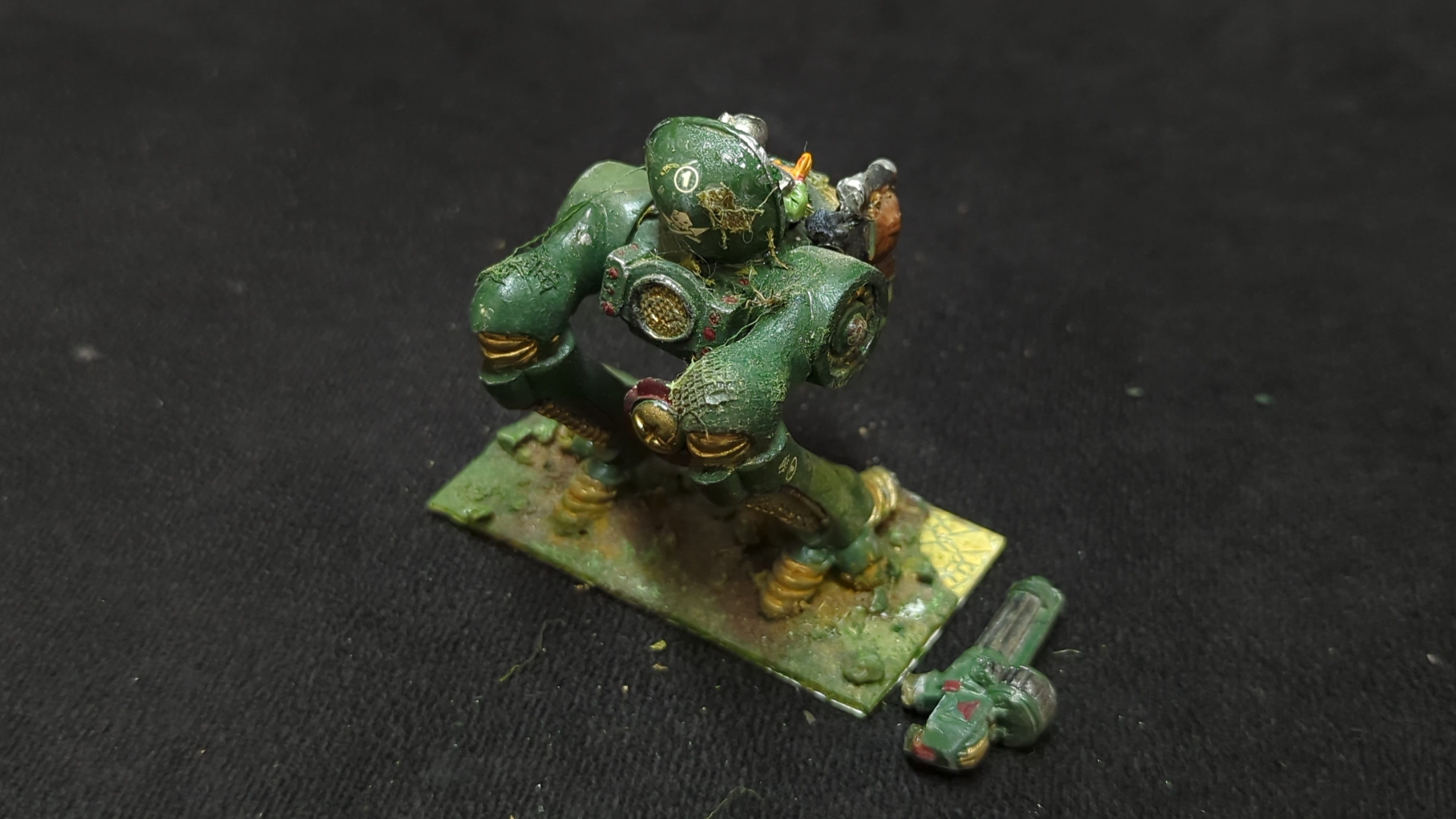 Warhammer 40k Old Astra Militarum Sentinel Proxy - Enigma War Raptor 1998 x1 OOP Painted