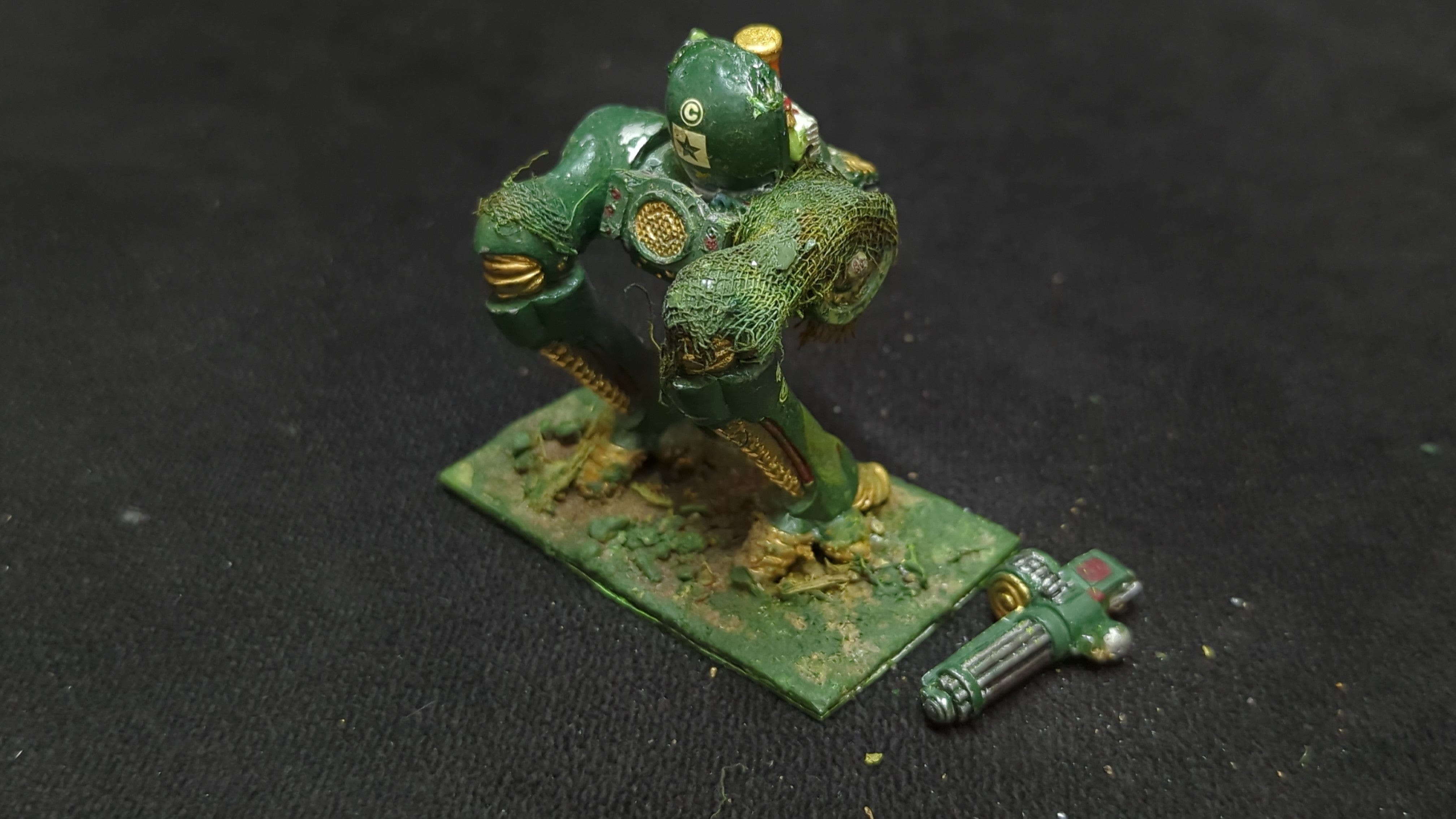 Warhammer 40k Old Astra Militarum Sentinel Proxy - Enigma War Raptor 1998 x1 OOP Painted