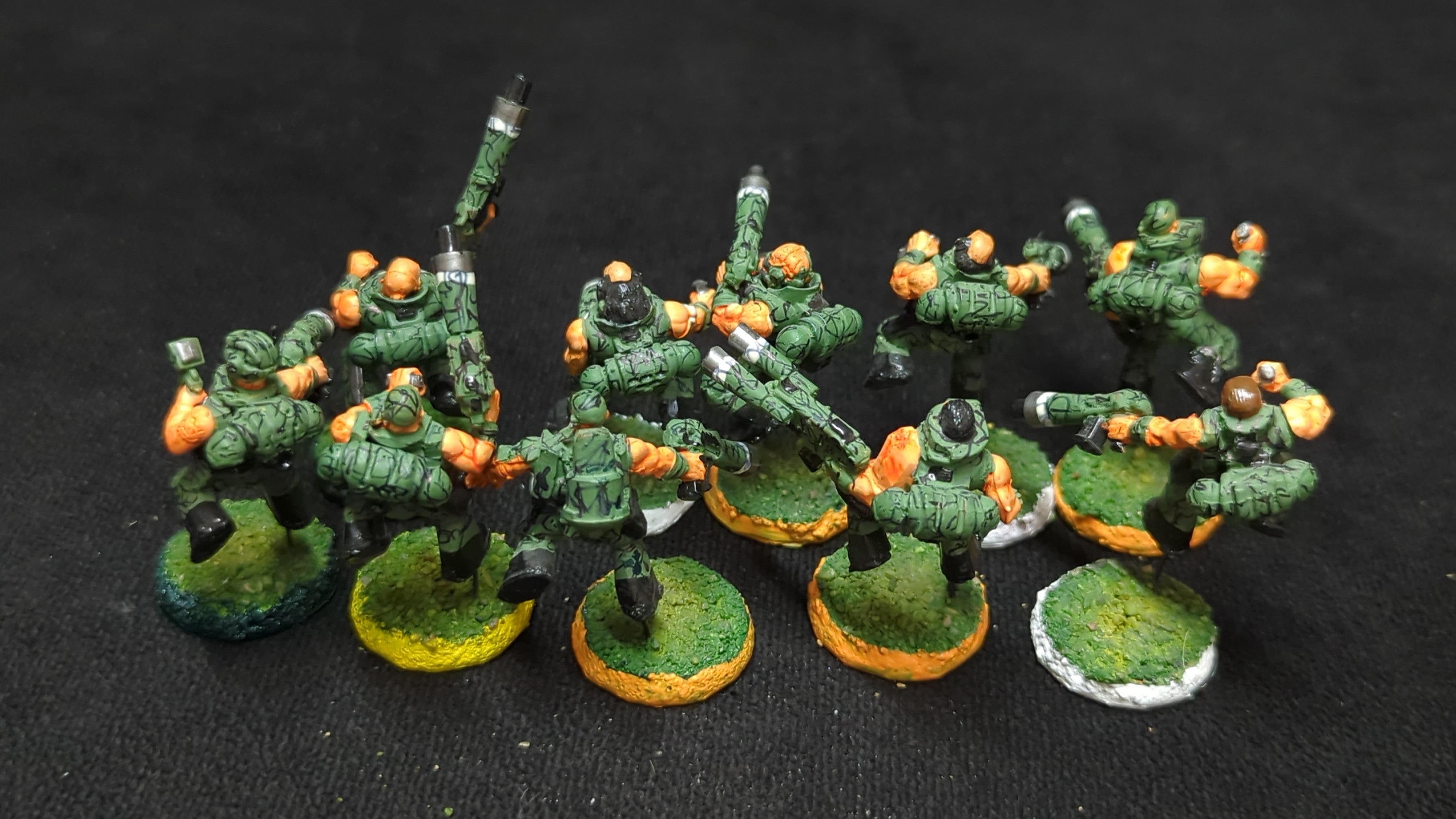 Warhammer 40k Space Marines Scouts x10 OOP Painted
