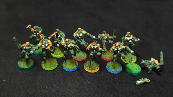 Warhammer 40k Space Marines Scouts x11 OOP Painted