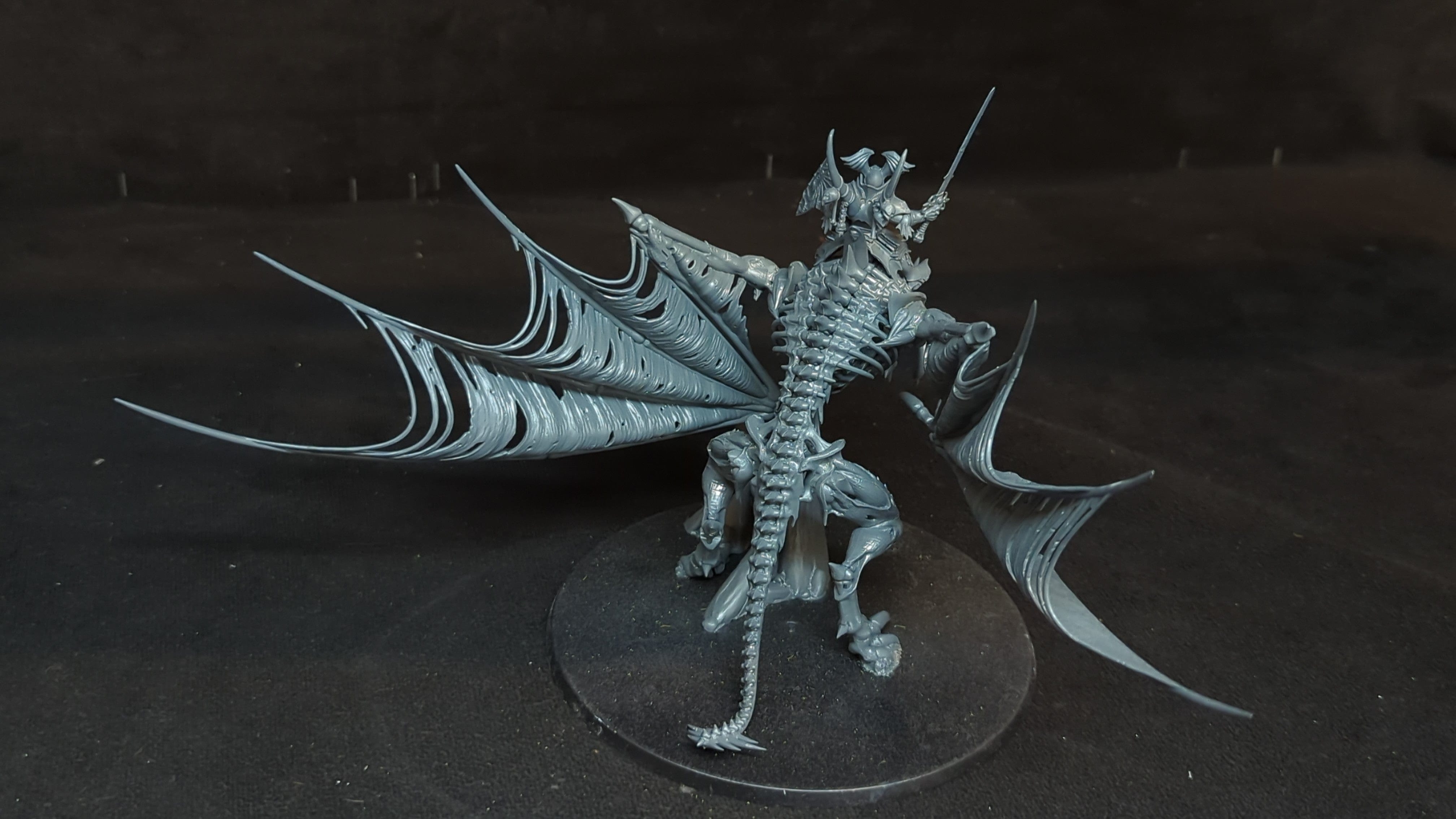 Age of Sigmar Flesh-eater Courts, Soulblight Gravelord Vampire Lord on Royal Zombie Dragon x1