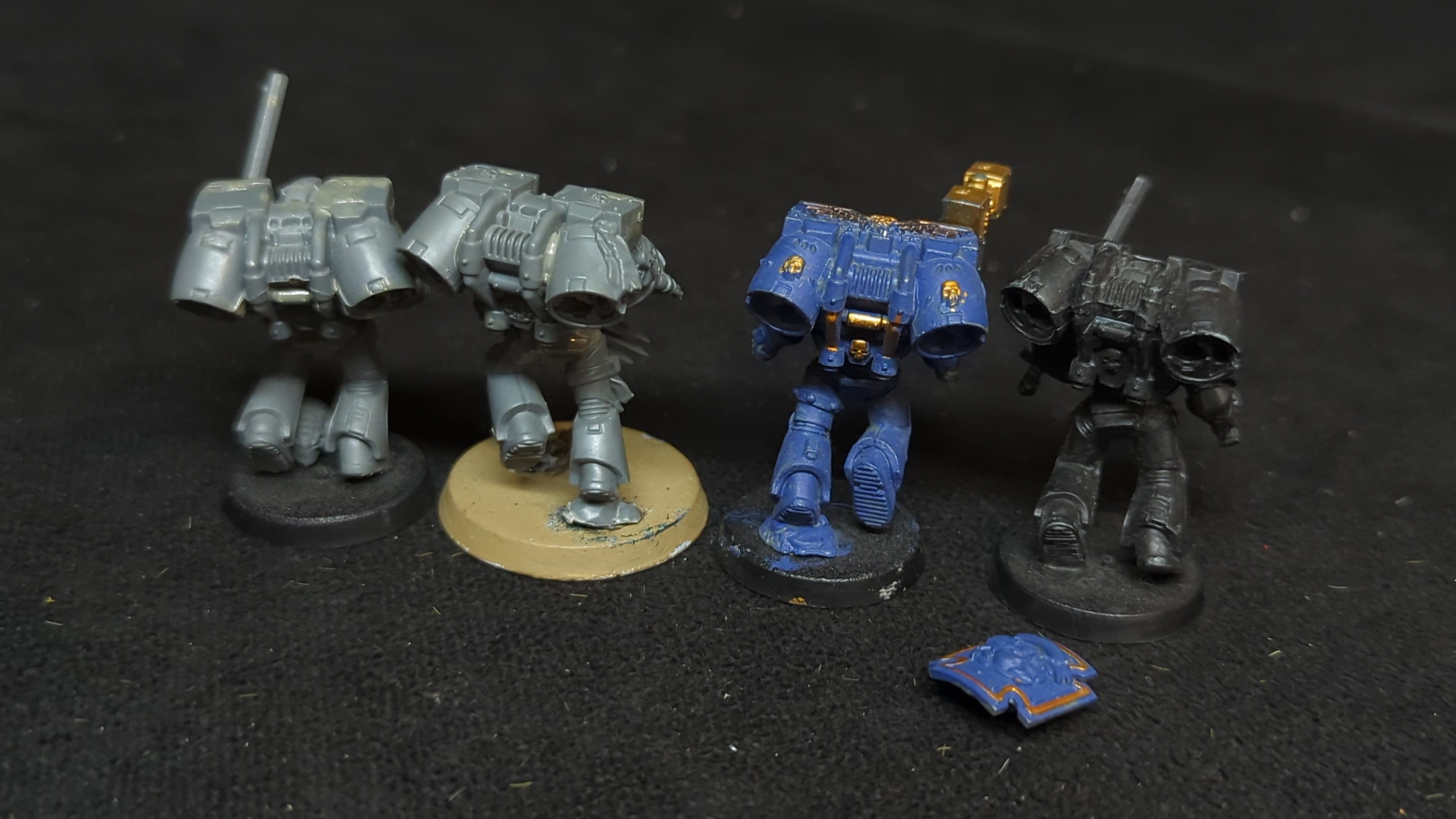 Warhammer 40k Space Marines Assault Squad x4