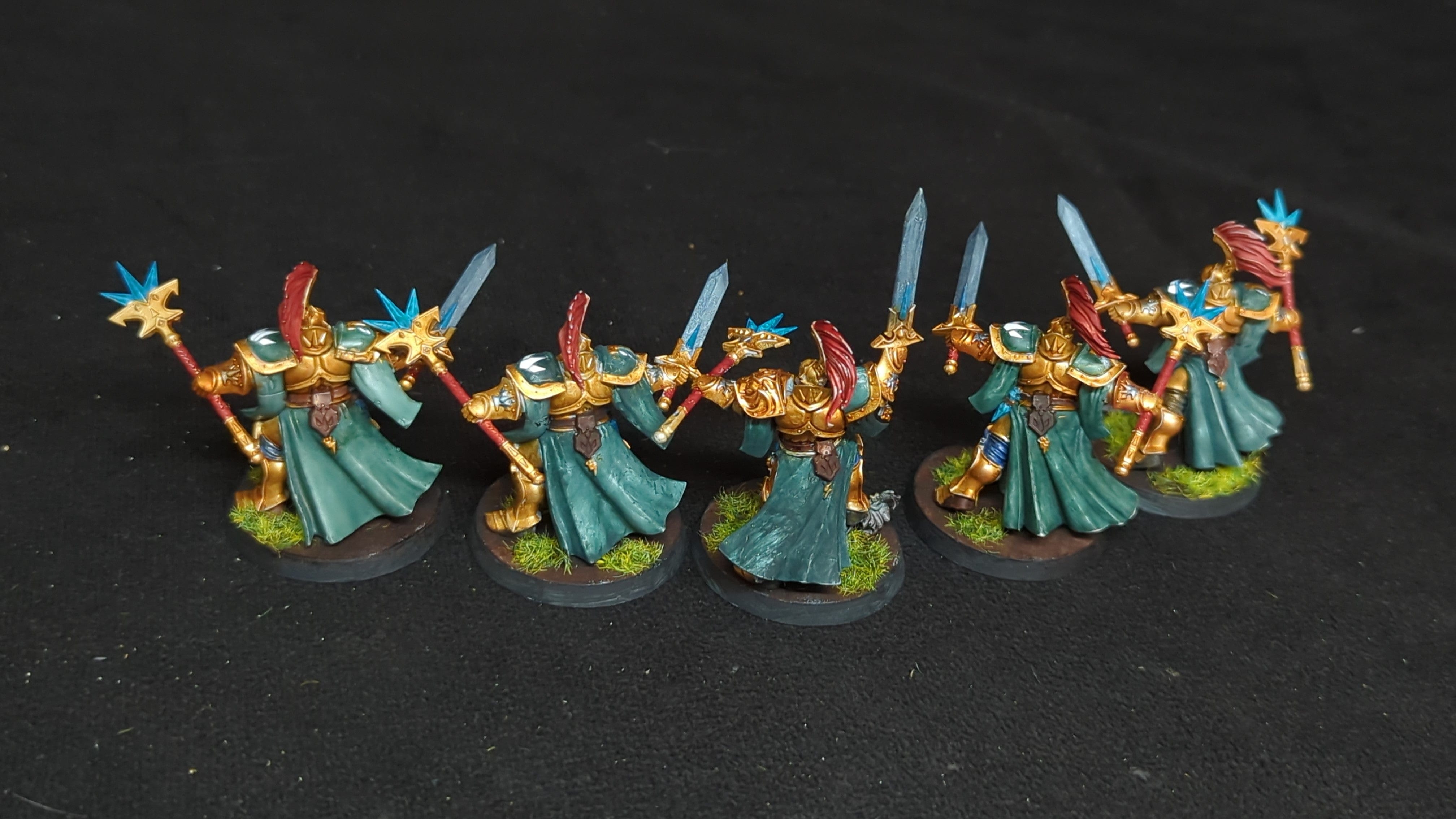 Age of Sigmar Stormcast Eternals Evocators x5 OOP Painted