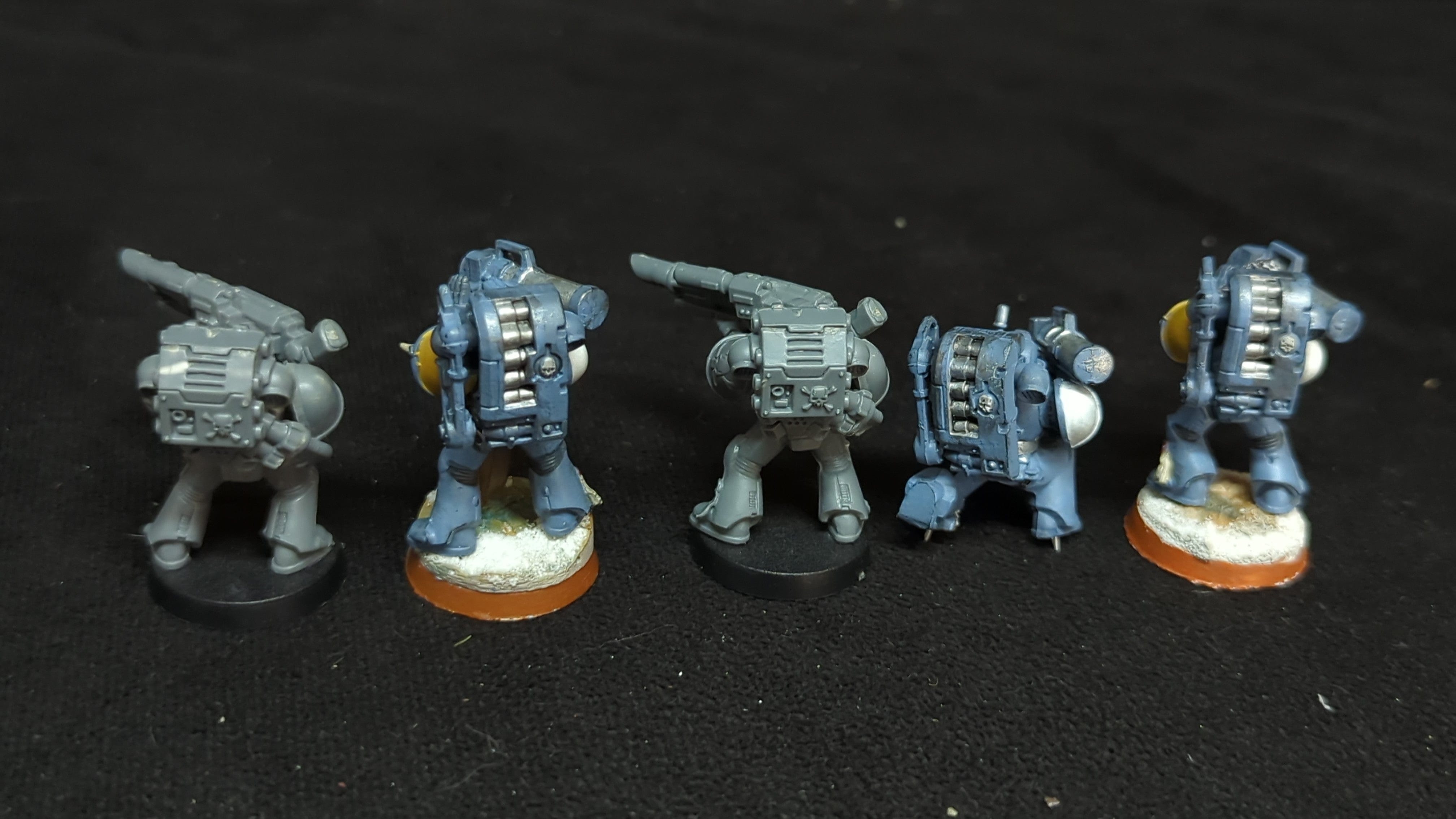 Warhammer 40k Space Marines Devastator Squad x5