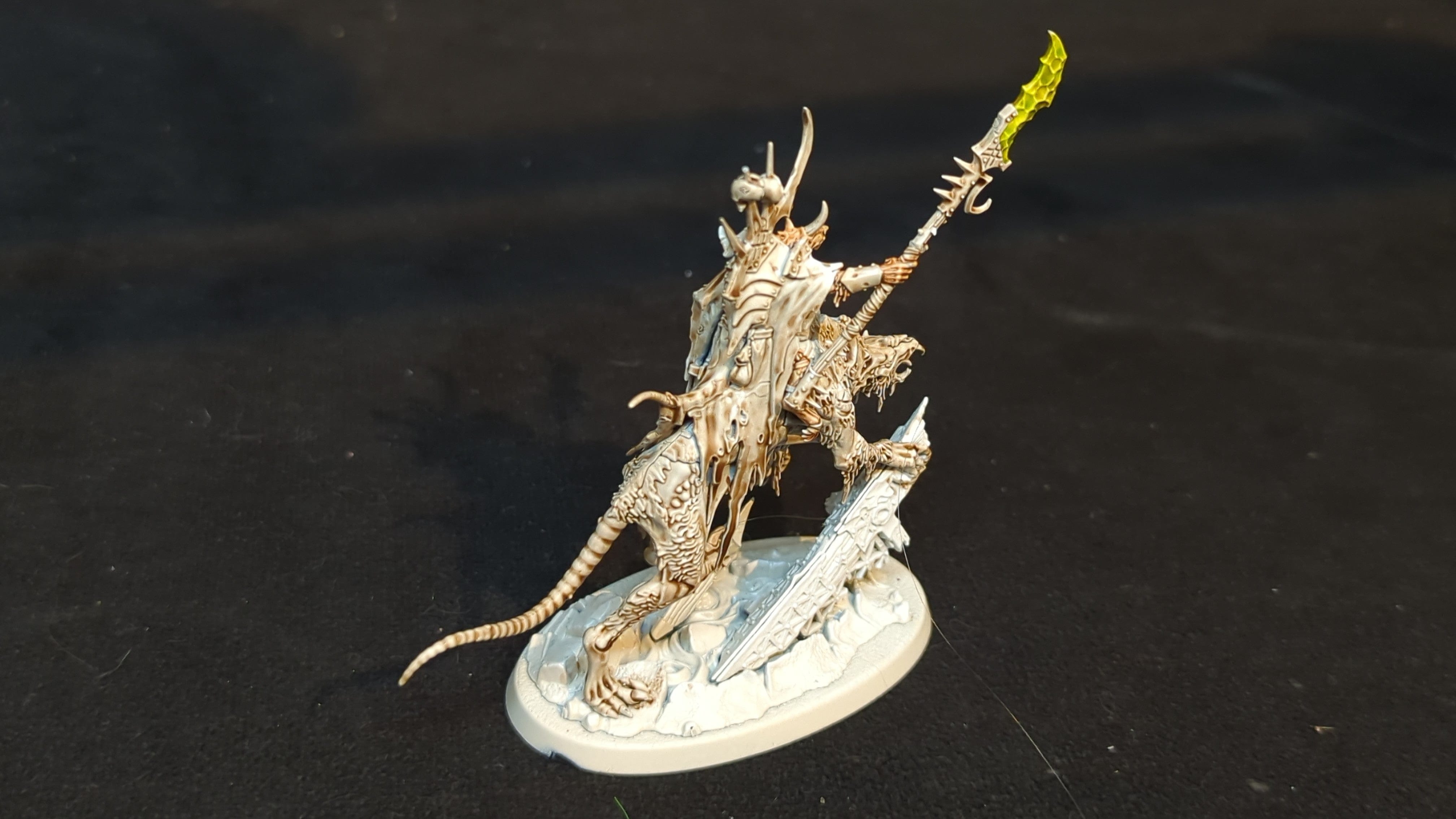 Age of Sigmar Skaven Clawlord on Gnaw-Beast x1