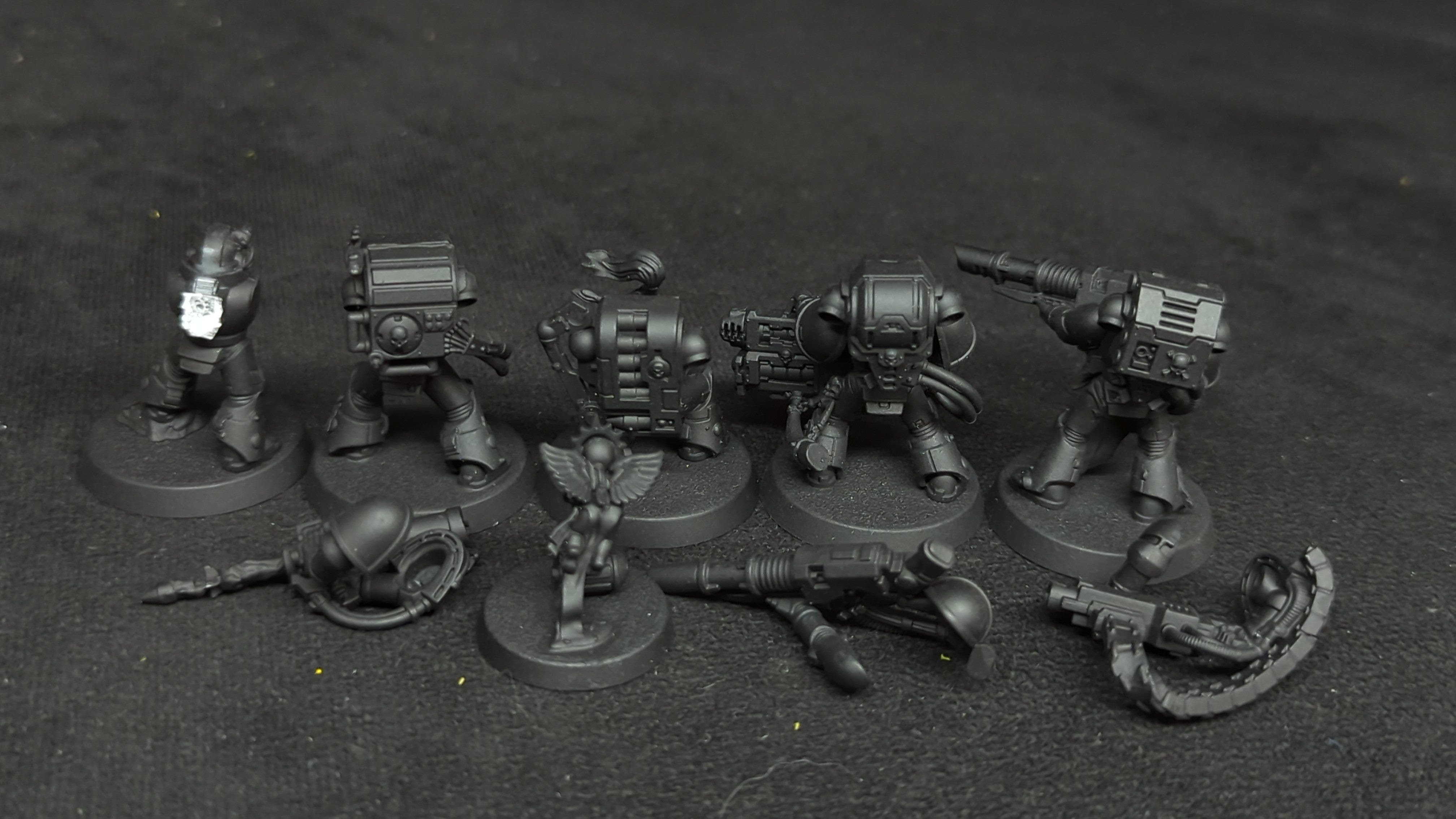 Warhammer 40k Space Marines Devastator Squad x5