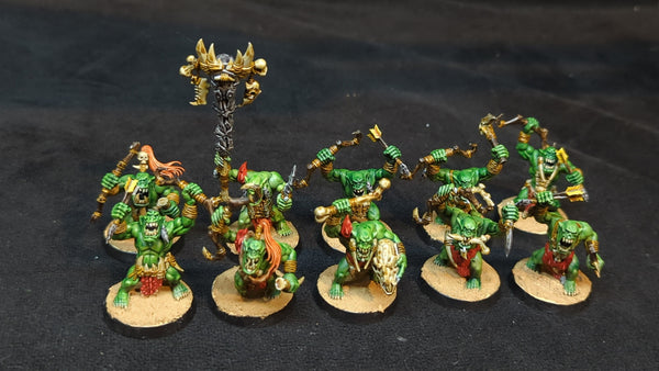 The Old World Orks Savages Archers x10 OOP Painted
