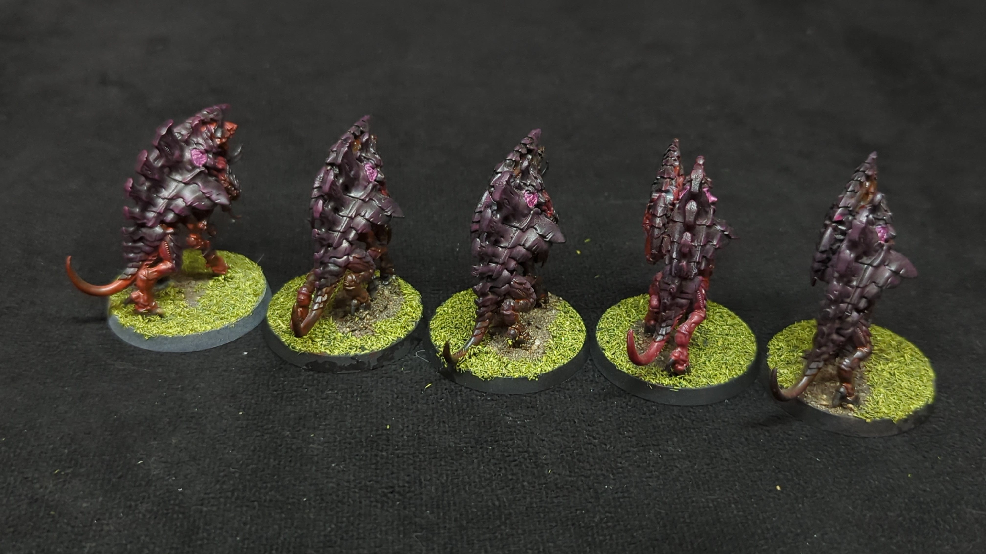 Warhammer 40k Tyranids Barbgaunts x5 Painted