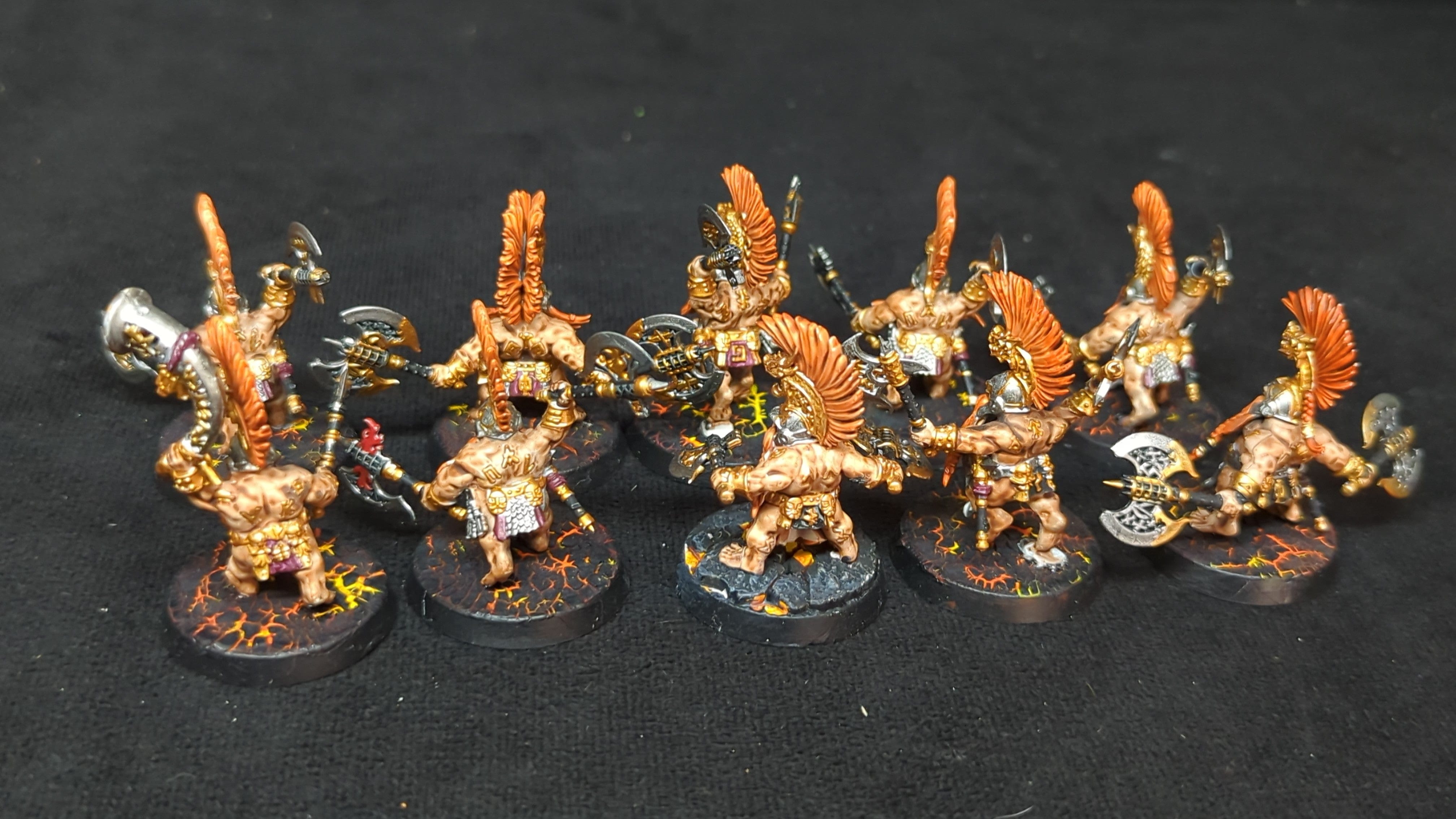 Age of Sigmar Fyreslayers Vulkite Berzerkers x10 Painted
