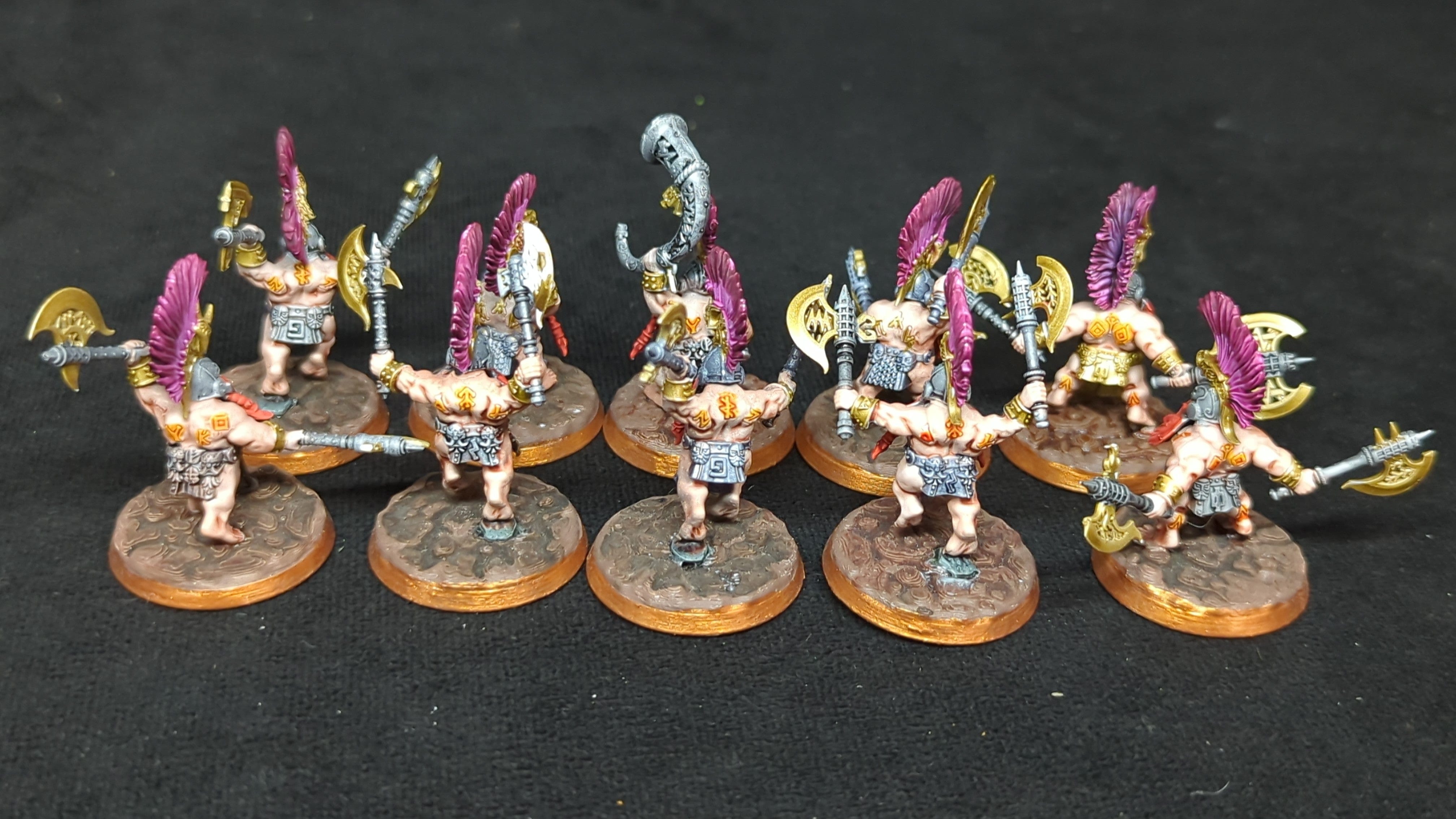 Age of Sigmar Fyreslayers Vulkite Berzerkers x10 Painted