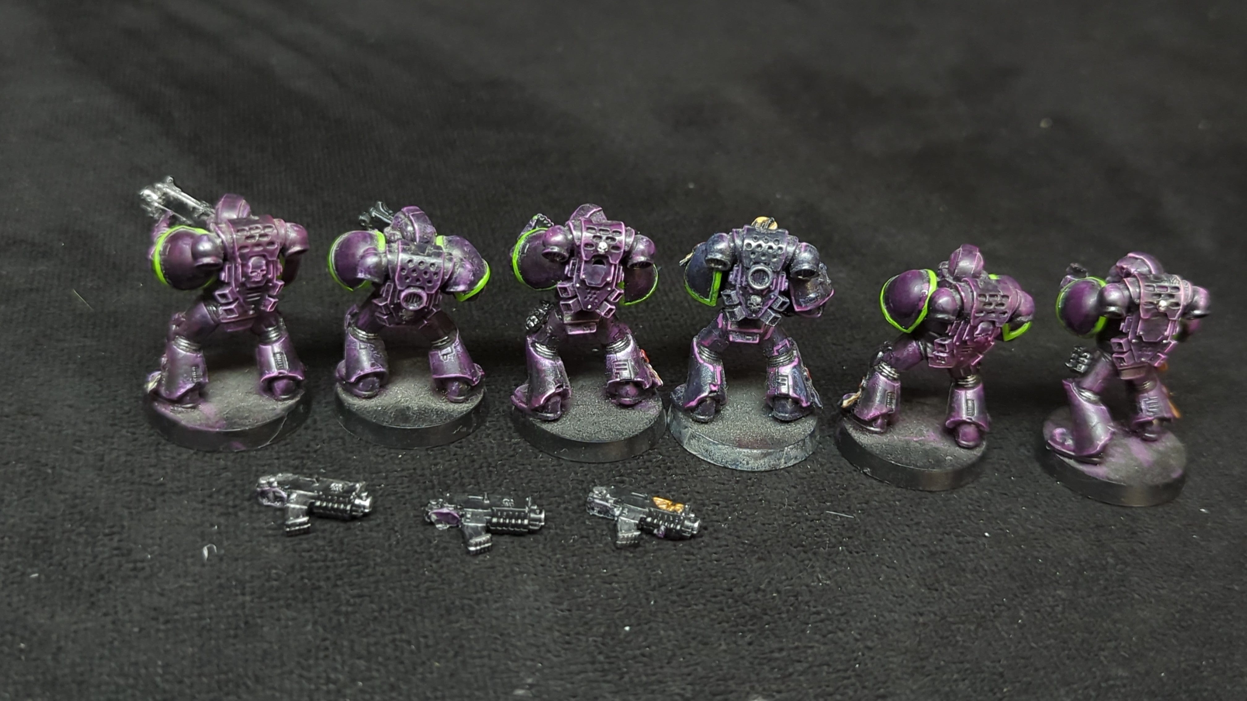 Warhammer 40k Space Marines Tactical Squad x6