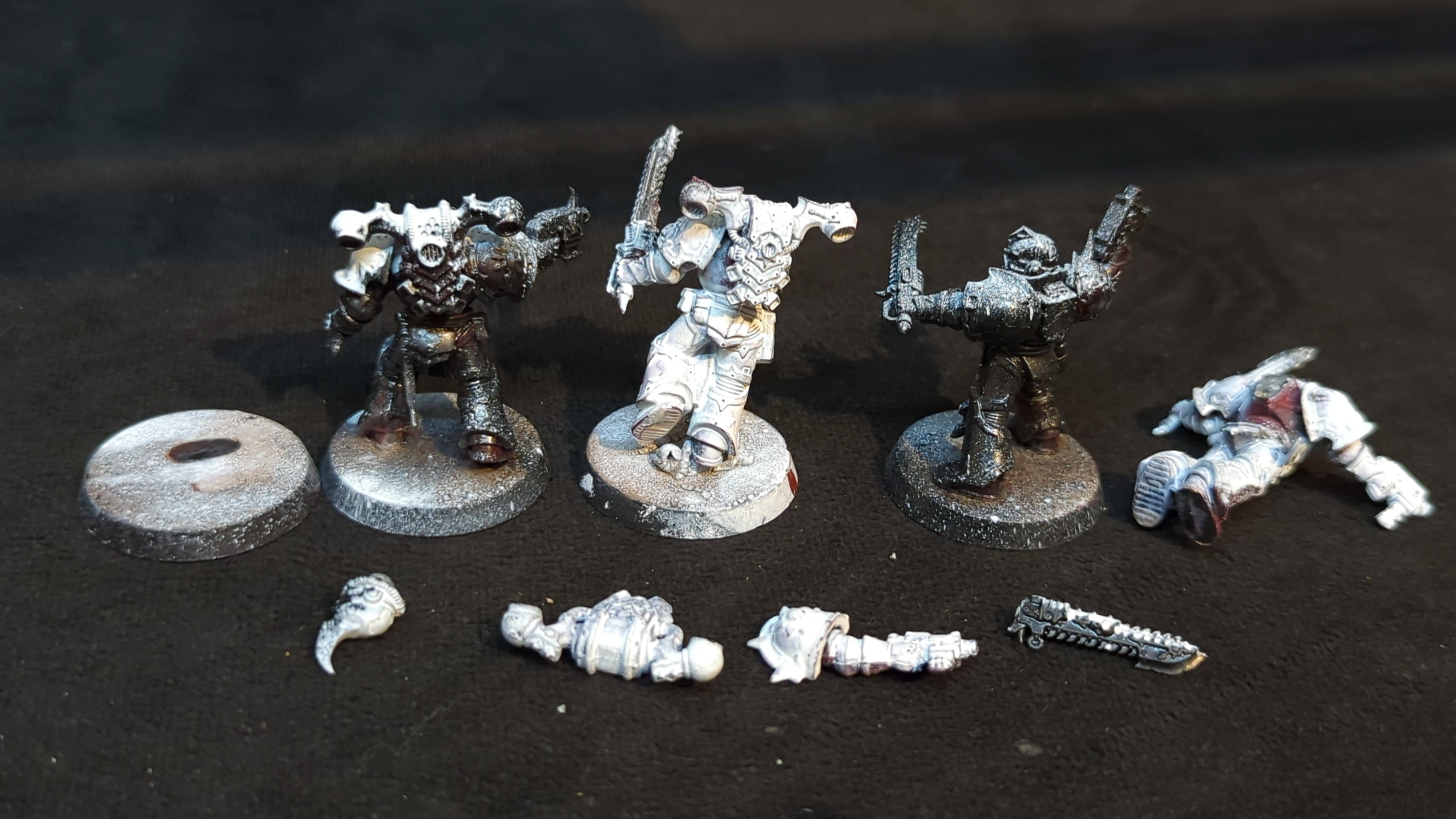 Warhammer 40k Chaos Space Marines Chosen x4