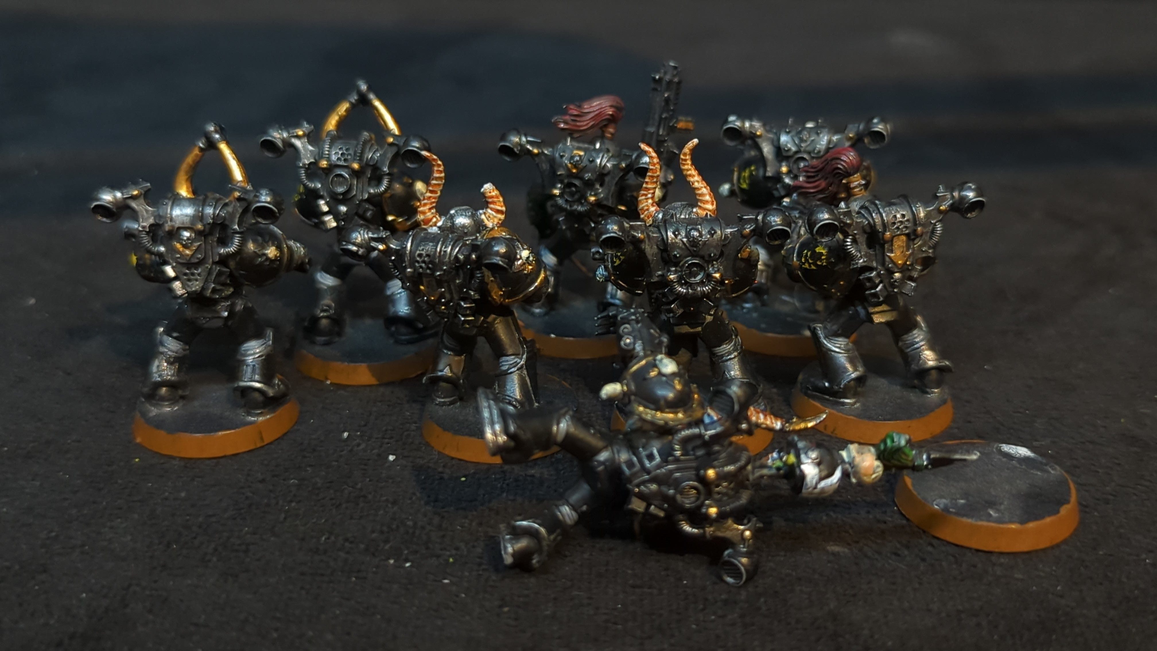 Warhammer 40k Chaos Space Marines Legionaries (OOP) x10 OOP Painted