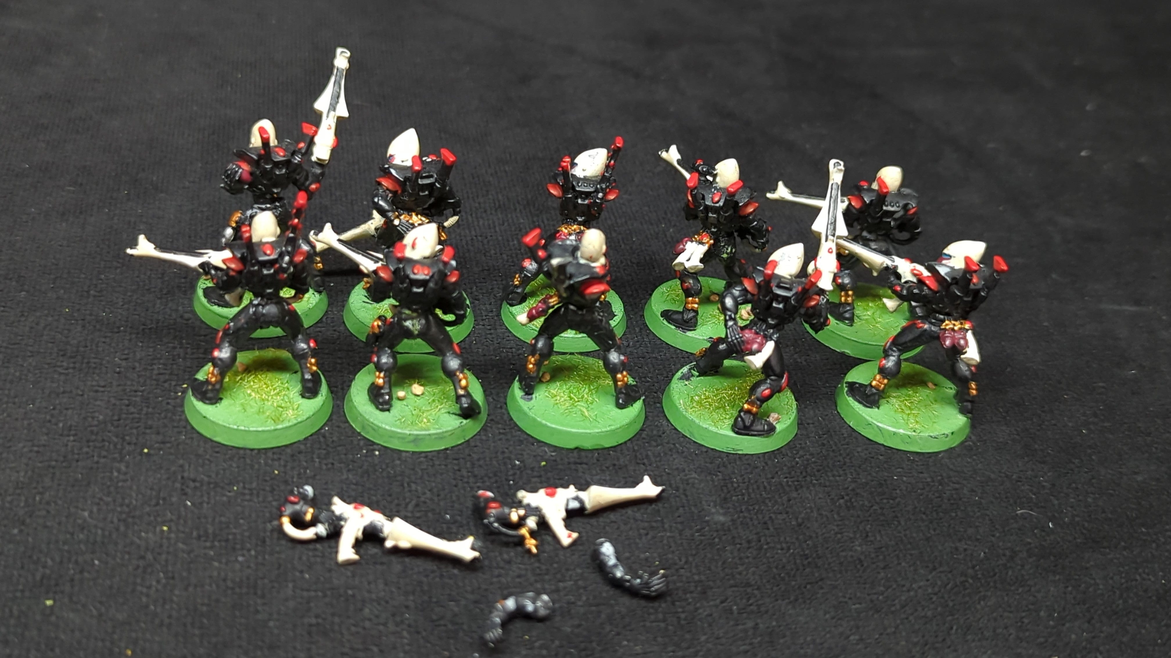 Warhammer 40k Aeldari Defenders x10 Painted