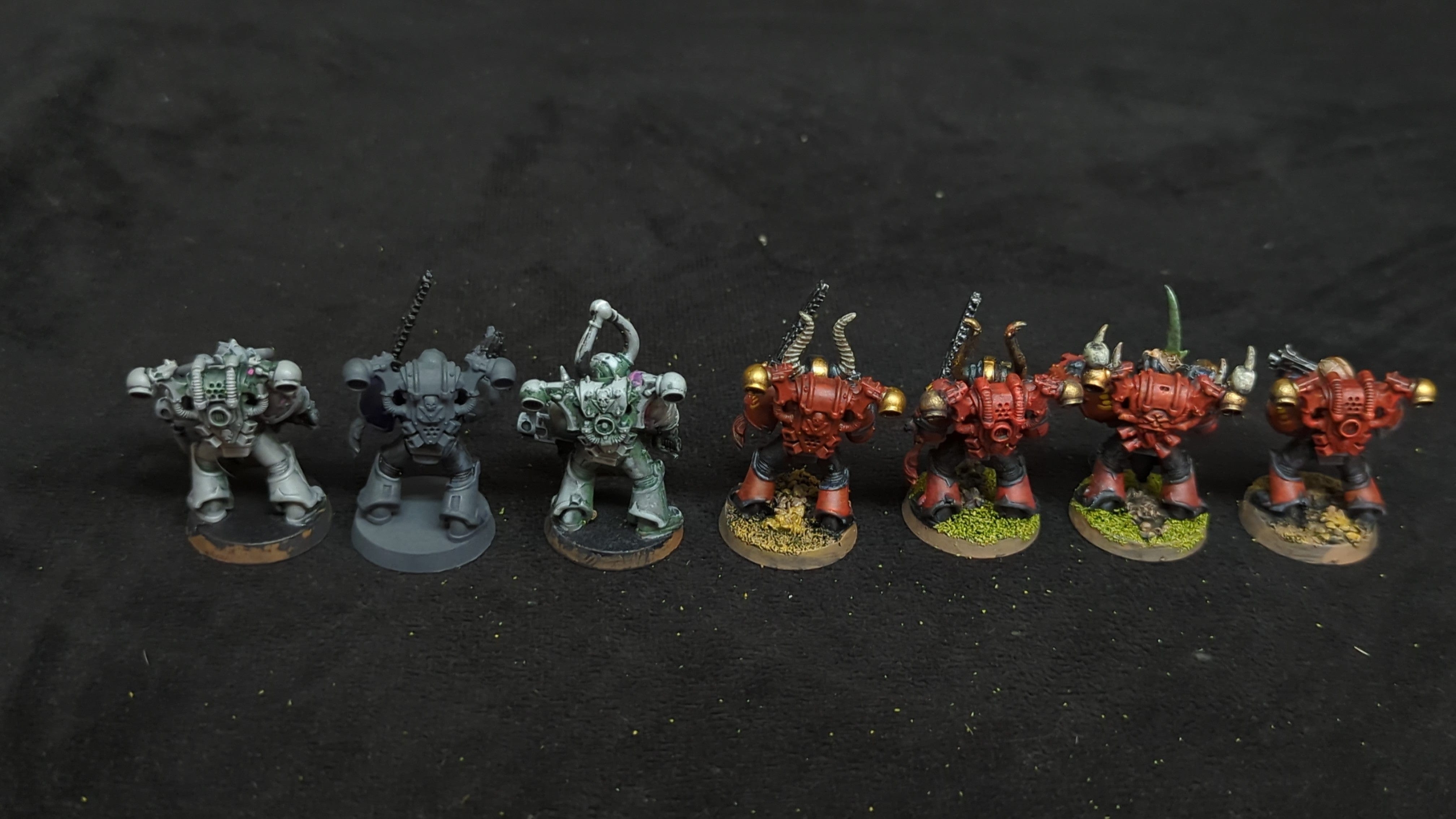 Warhammer 40k Chaos Space Marines Legionaries (OOP) x7