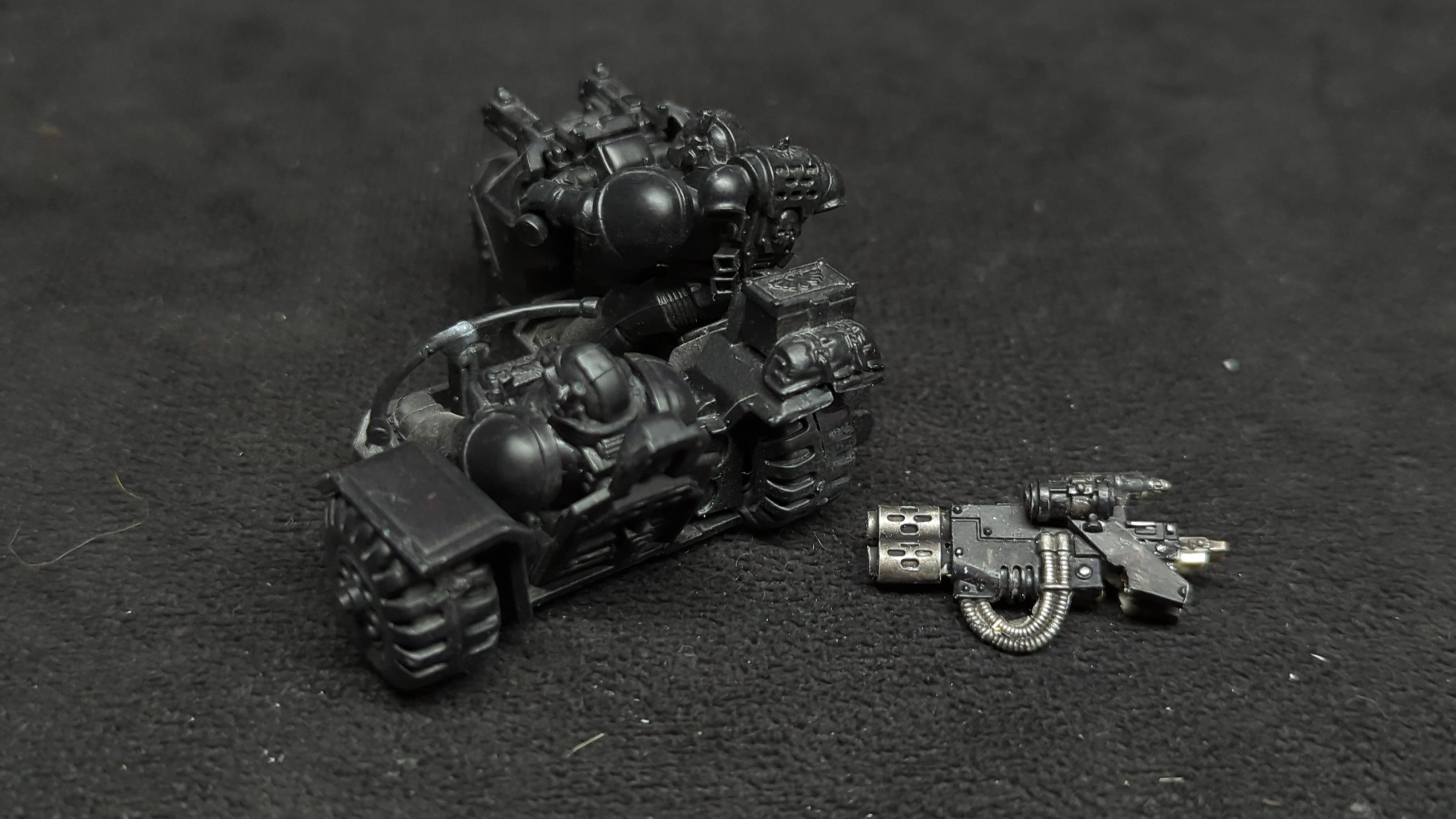 Warhammer 40k Space Marines Attack Bike x1
