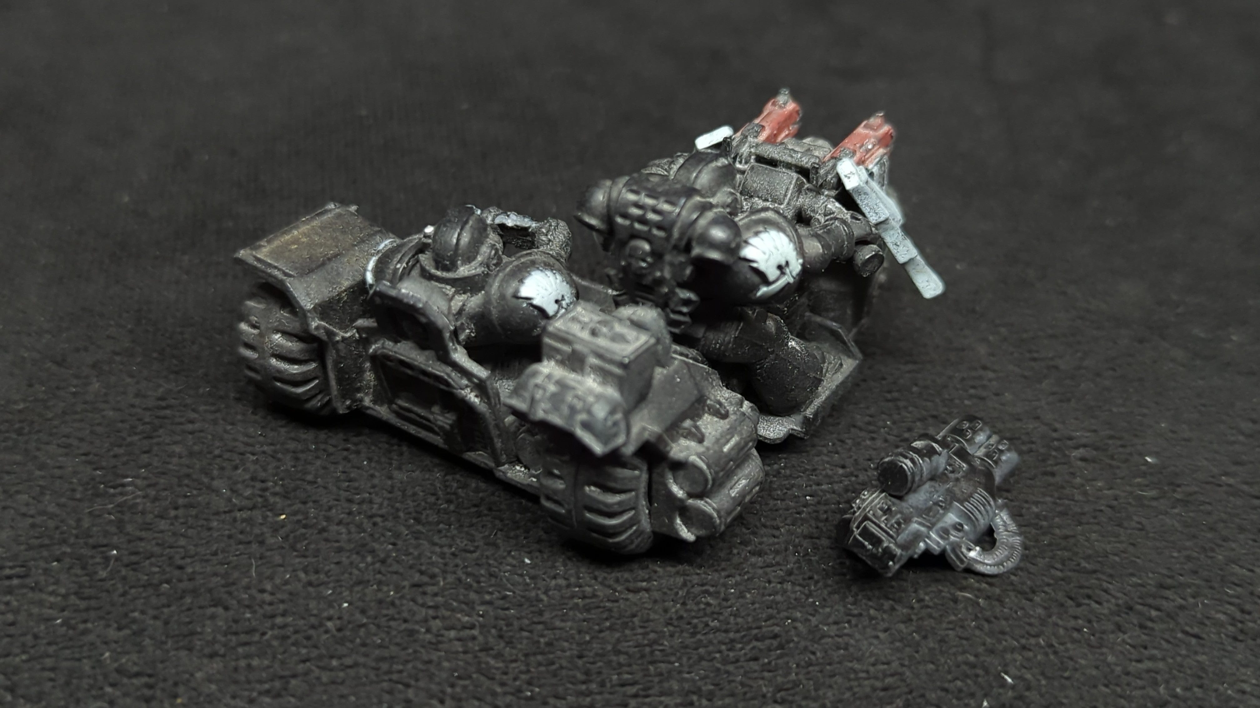 Warhammer 40k Space Marines Attack Bike x1