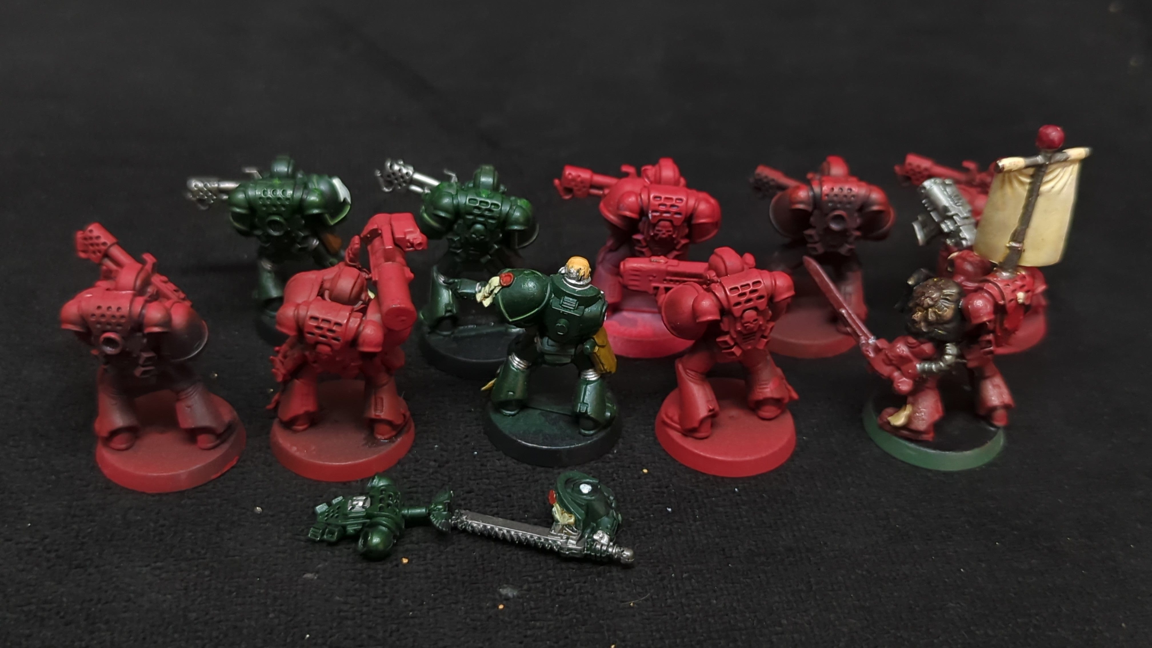 Warhammer 40k Space Marines Tactical Squad x10