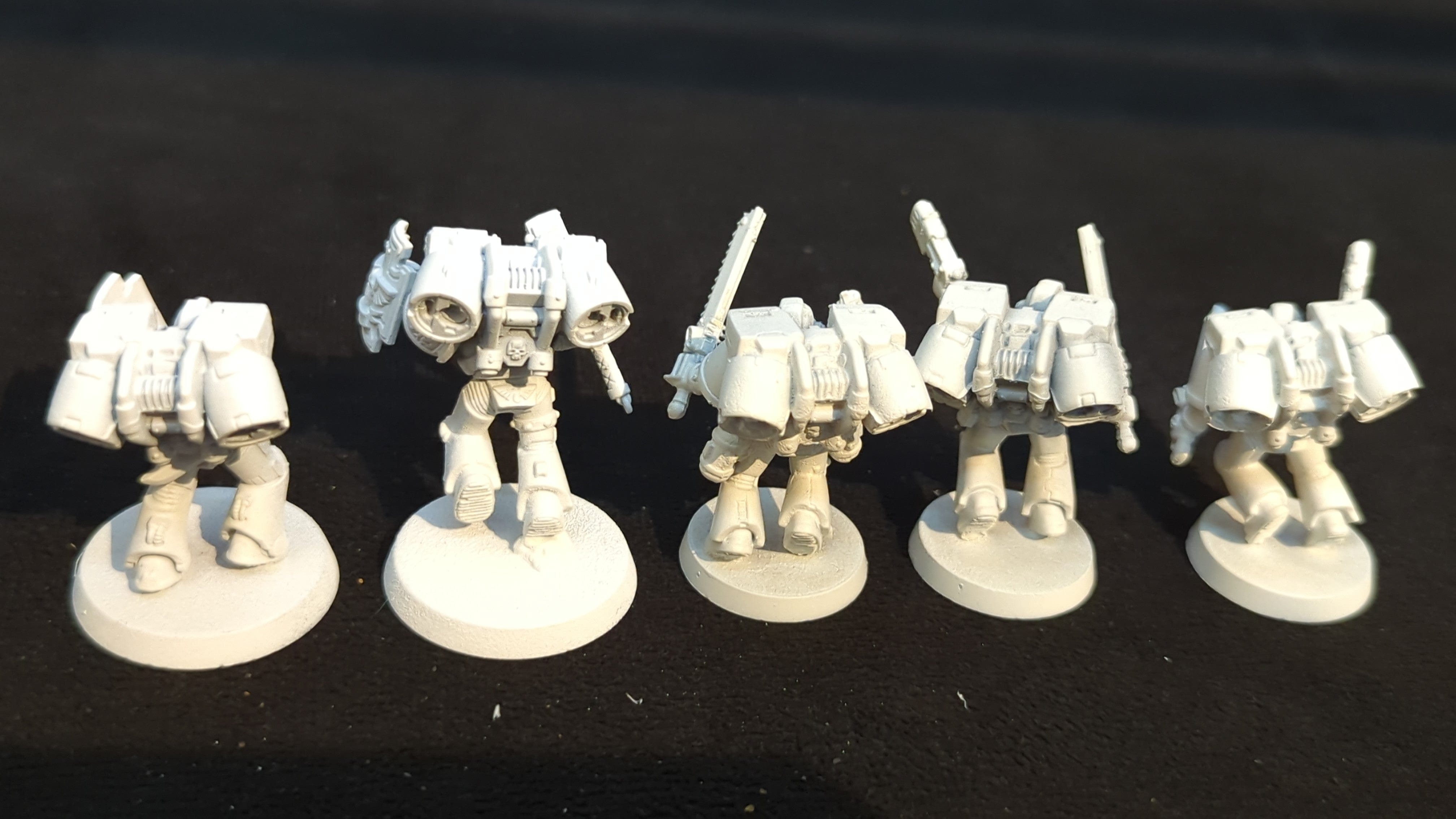 Warhammer 40k Space Marine Assault Squad x5