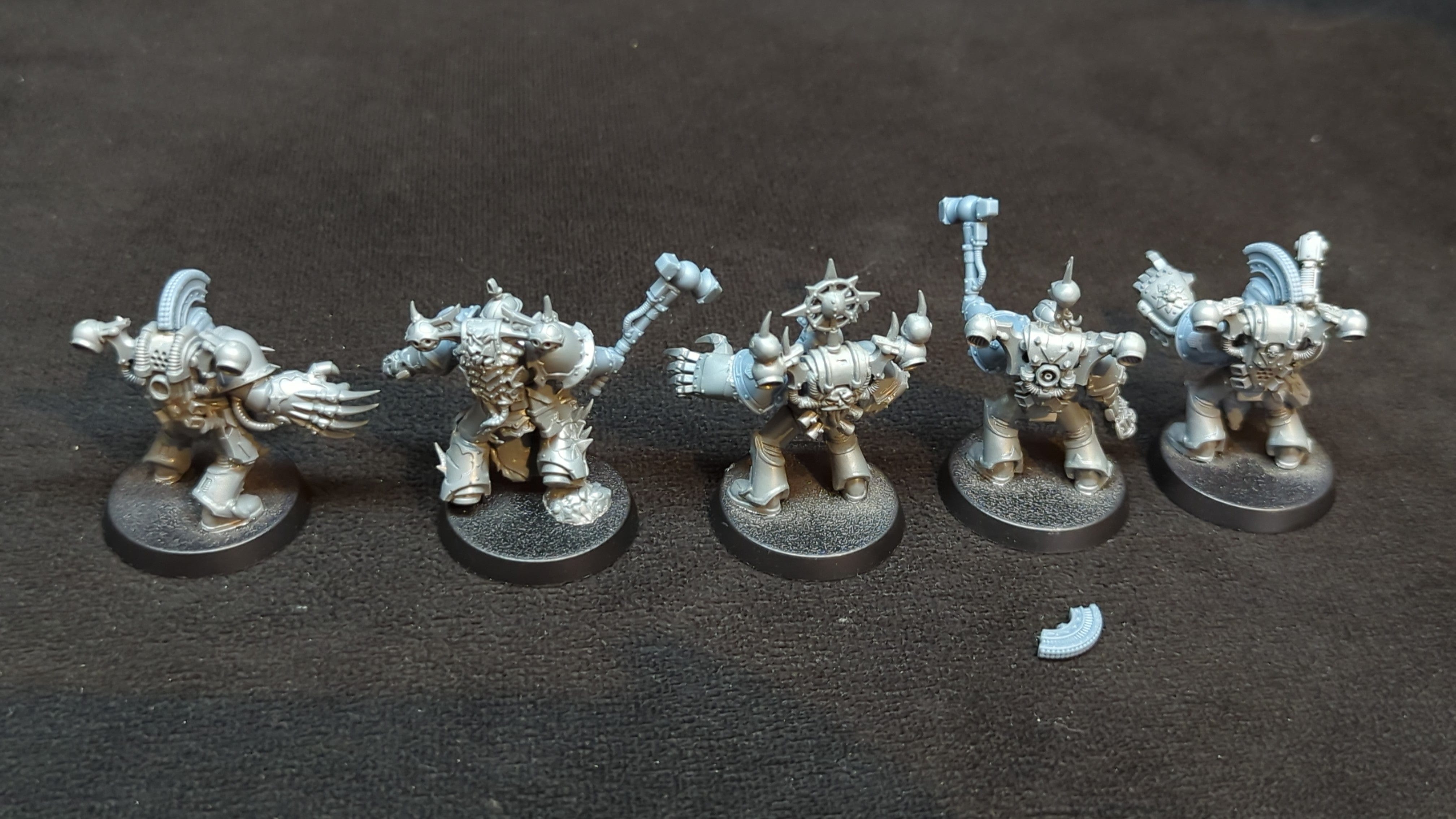 Warhammer 40k Chaos Space Marines Chosen x5