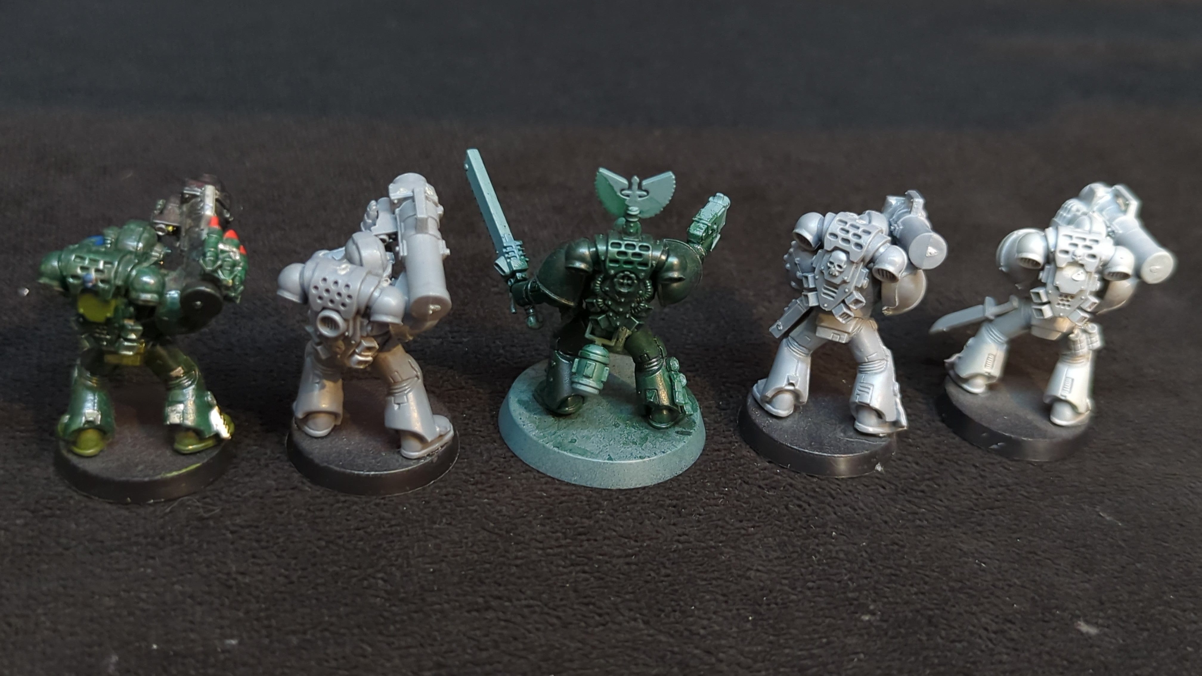 Warhammer 40k Space Marines Devastator Squad x5