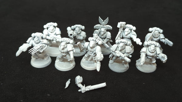 Warhammer 40k Space Marines Tactical Squad x10