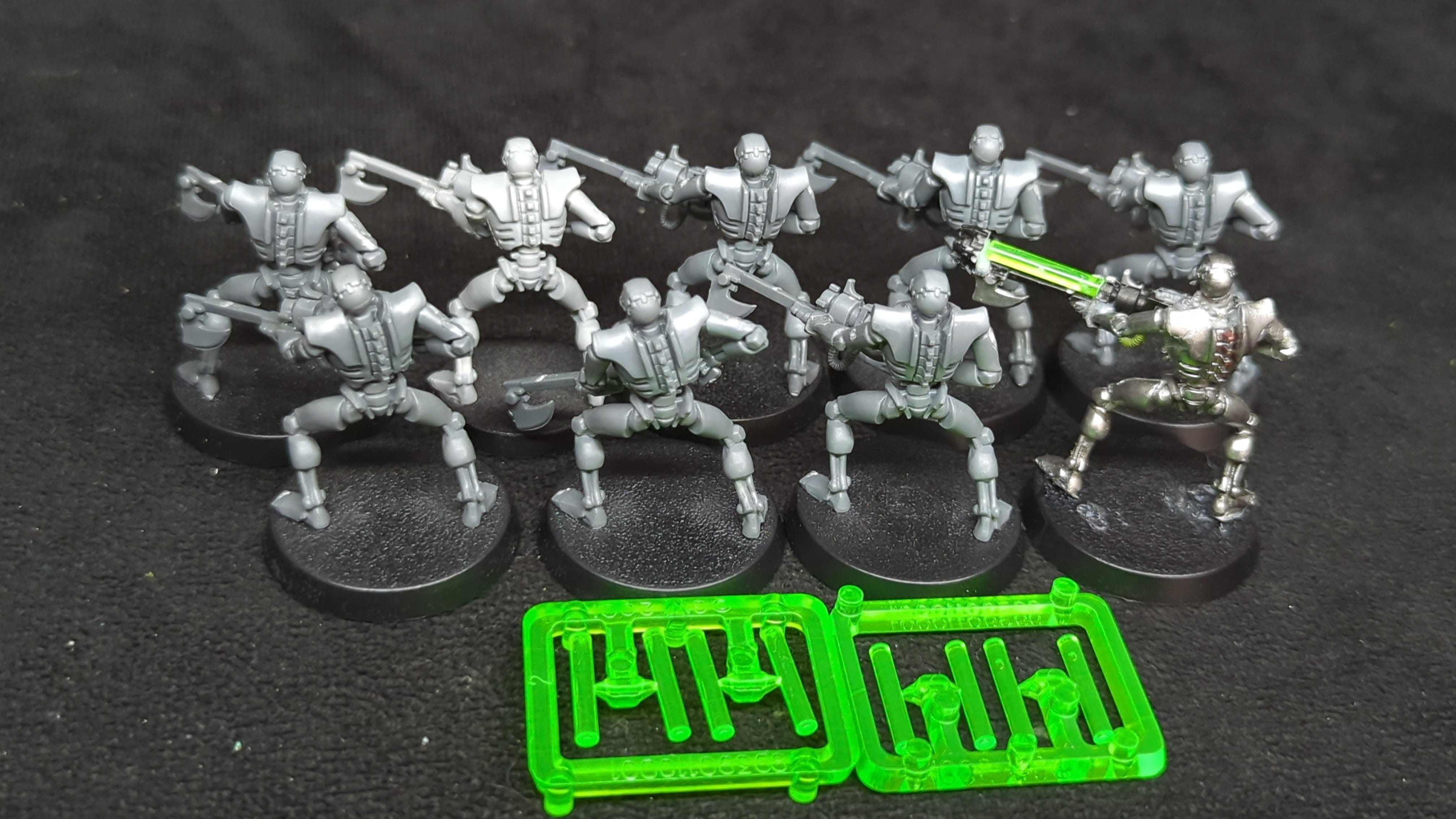 Warhammer 40k Necrons old x9