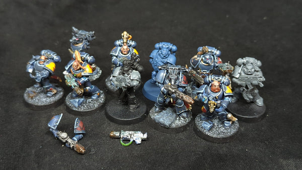 Warhammer 40k Space Marines Tactical Squad x10 Painted