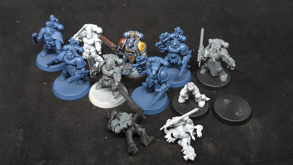 Warhammer 40k Space Wolves Grey Hunters / Blood Claws x10 Painted