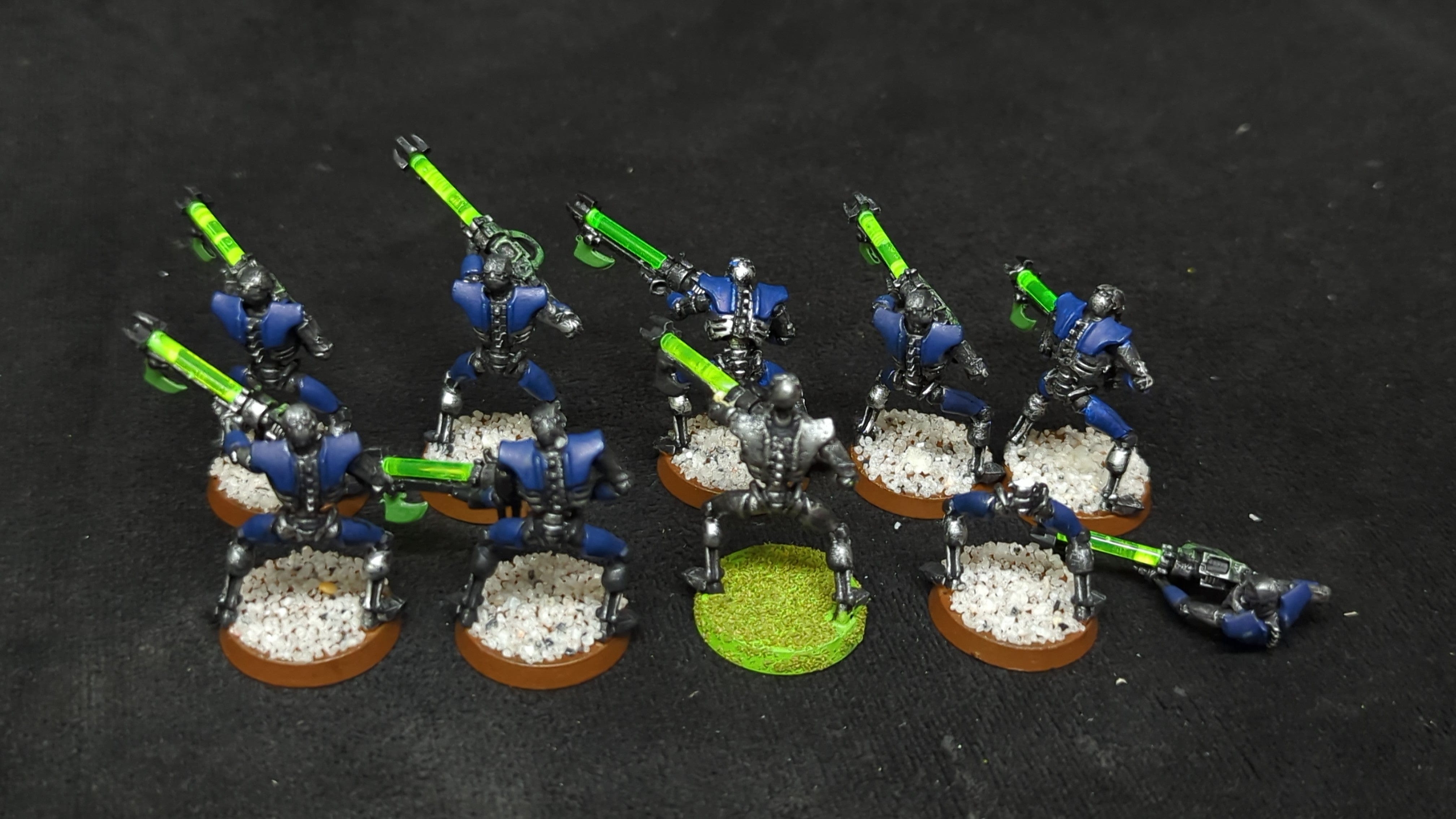 Warhammer 40k Necrons Warriors x10 Painted