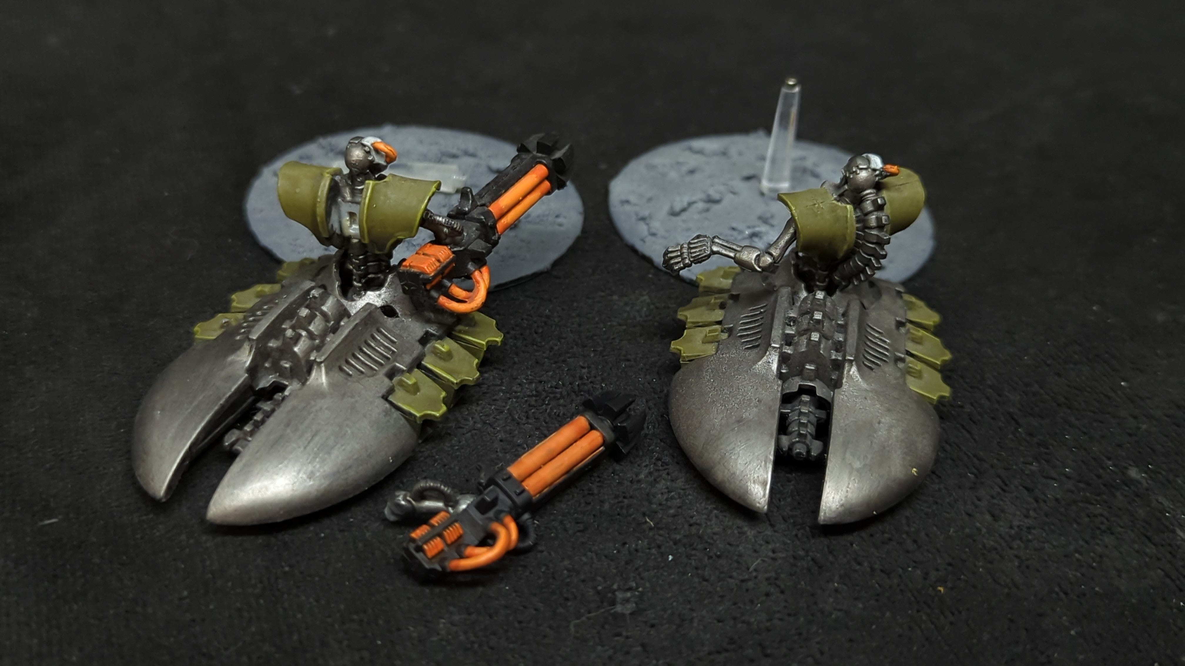 Warhammer 40k Lokhust Destroyer Squadron x2 Painted