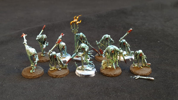 Age of Sigmar Nighthaunt Easy to Build Chainrasp Hordes x10 Painted