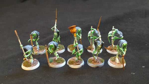 Age of Sigmar Nighthaunt Grimghast Reapers x10 Painted
