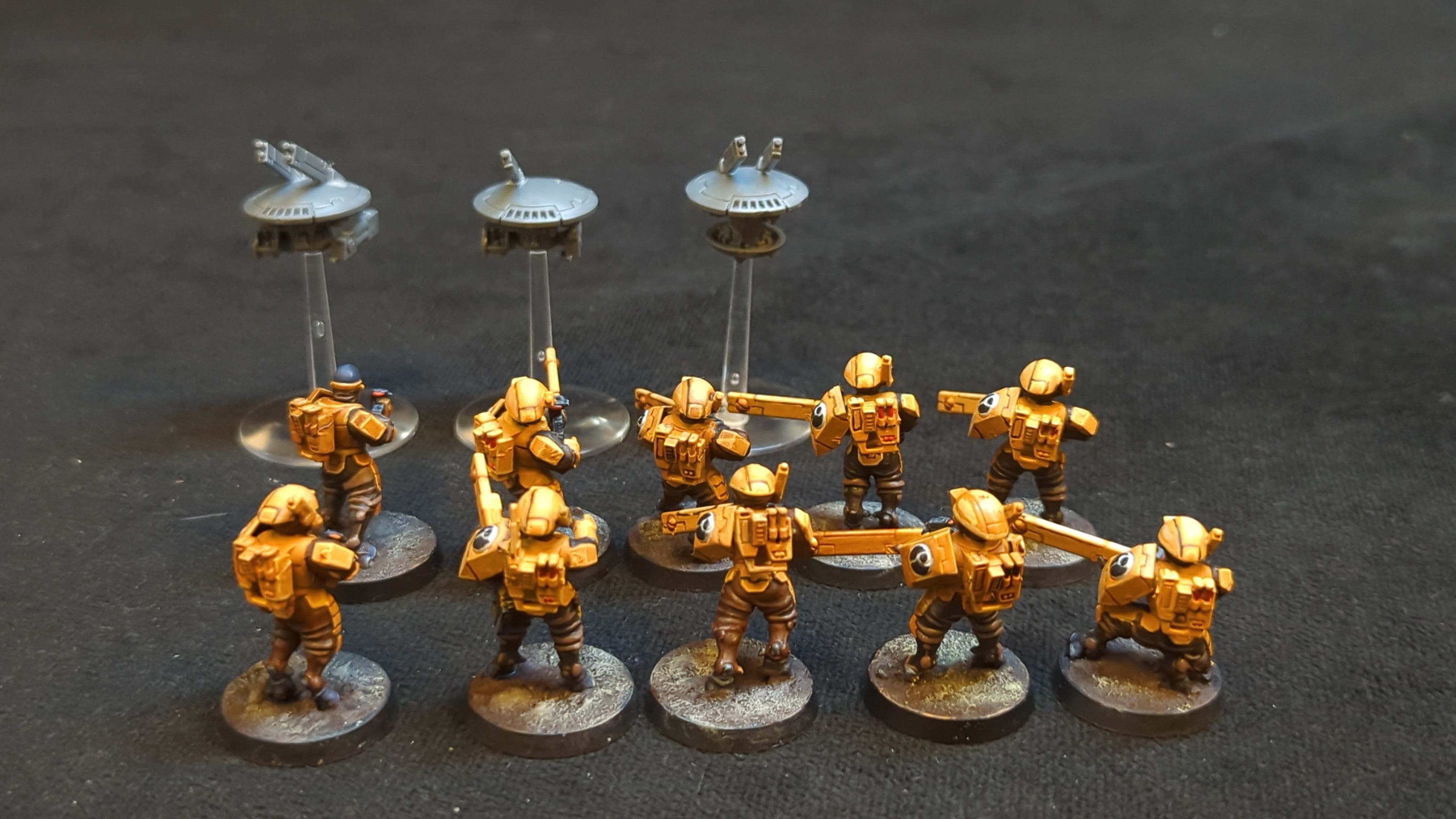 Warhammer 40k T'au Empire Fire Warriors / Breachers x10 Painted