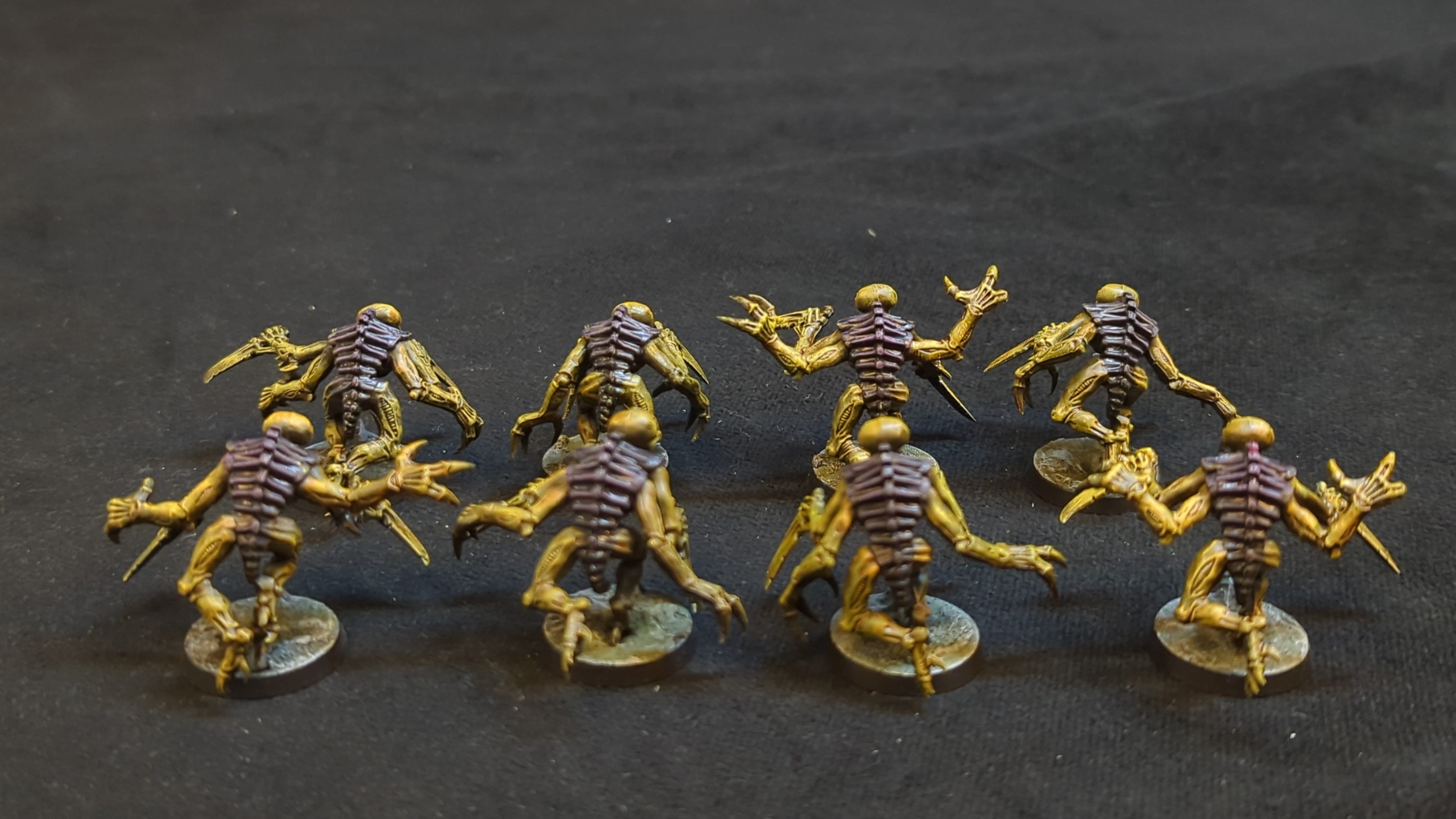 Warhammer 40k Purestrain Genestealers (pre 2023) x8 OOP Painted