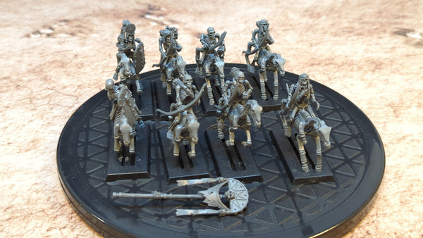 The Old World: Tomb Kings of Khemri Skeleton Horsemen x8