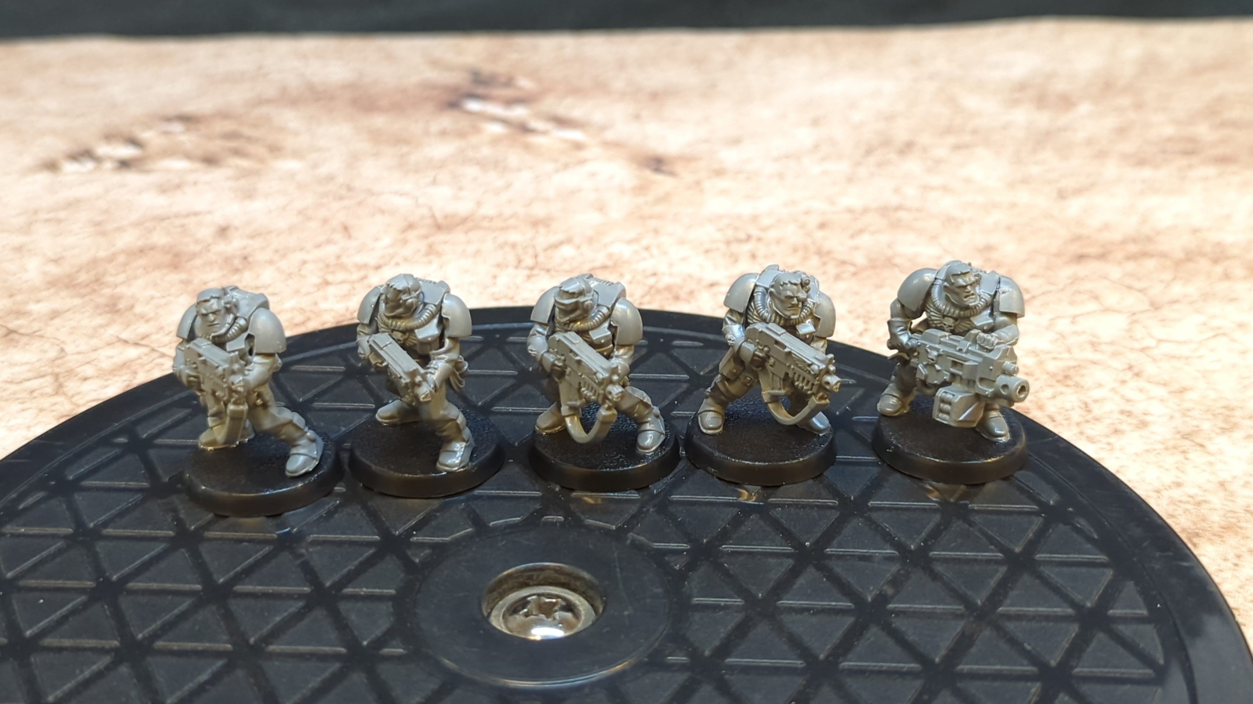 Warhammer 40k Space Marines Scout Squad (old) x5