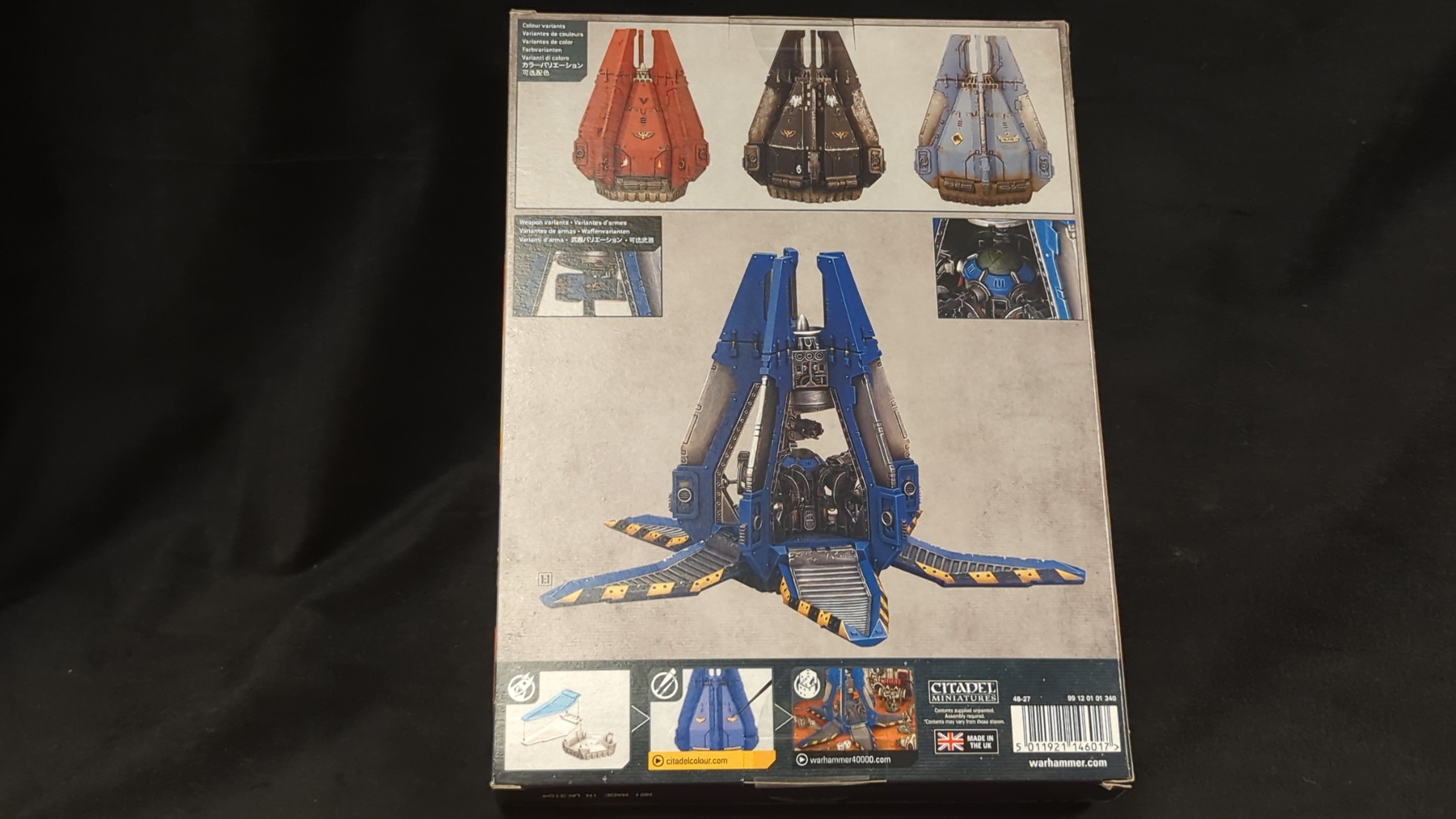 Warhammer 40k Space Marine Drop Pod (OOP) x1